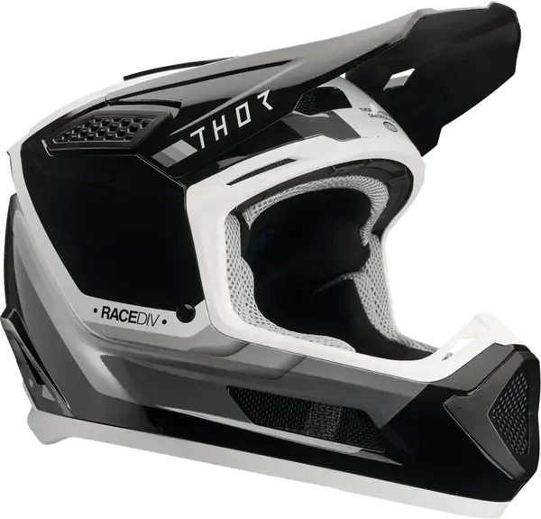Thor Fleet Defy Black / White - FREE UK Shipping, FREE 365 Day Returns | Moto Central