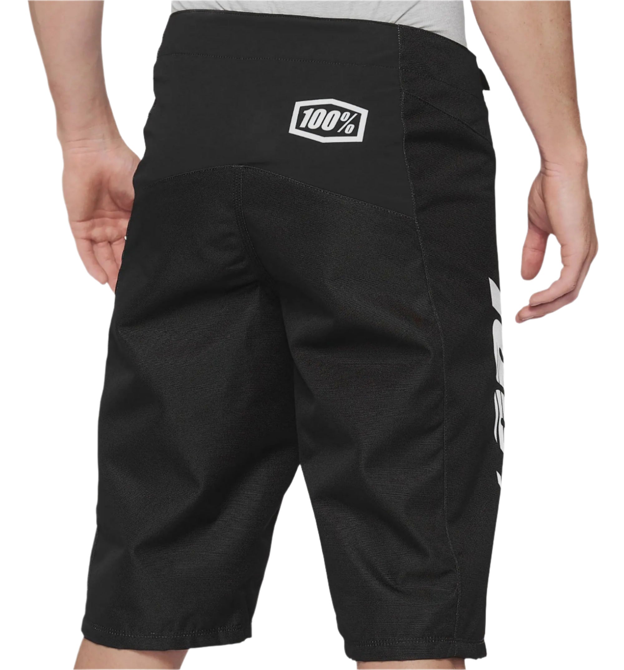 100% R-Core Shorts Black - FREE UK Shipping, FREE 365 Day Returns | Moto Central