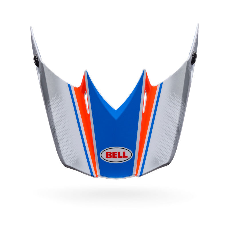 Bell MX-10 MIPS Youth Speedway Visor White / Blue - image 1