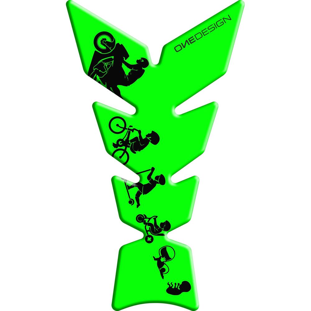 One Design Tank Pad Matt Fluo Green
