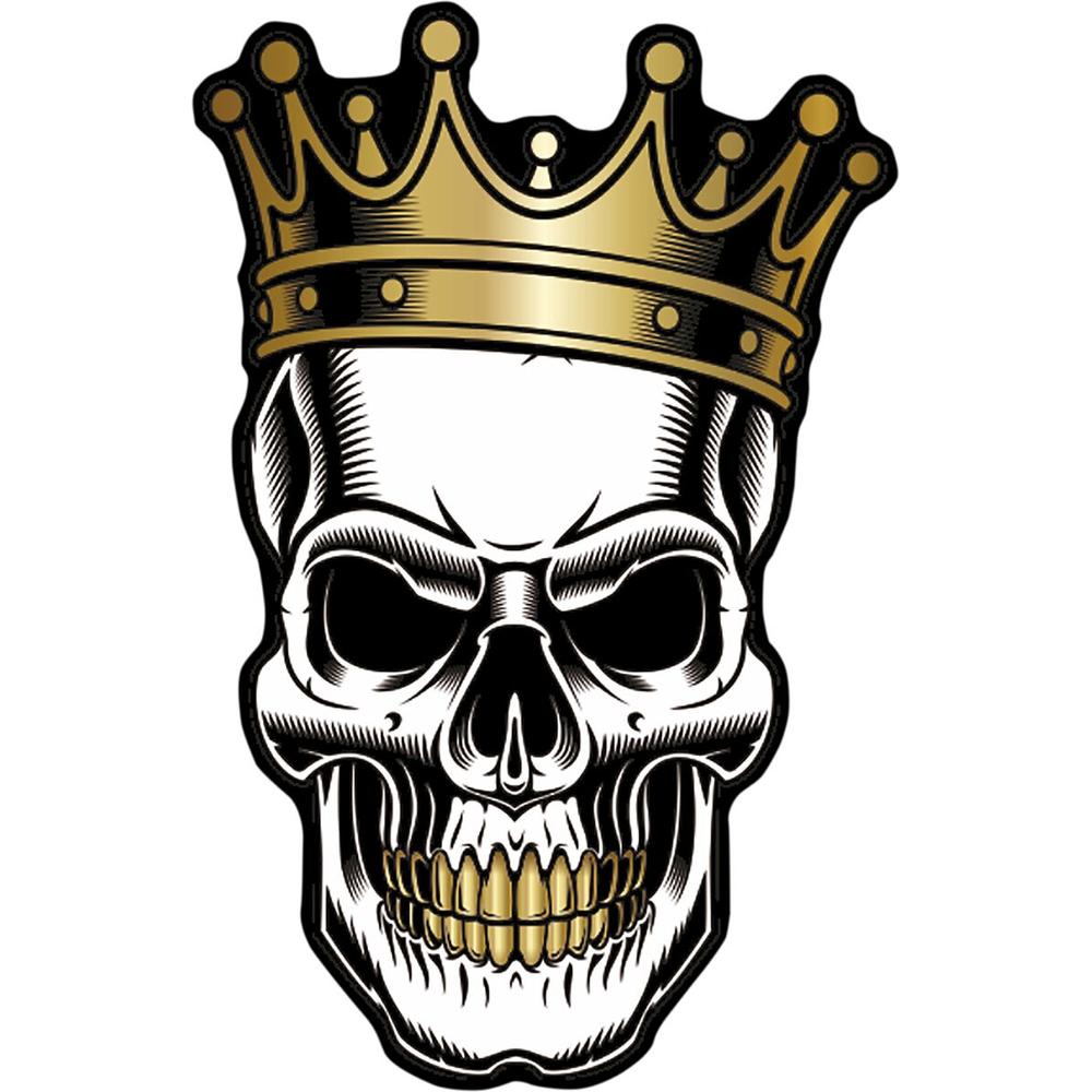 One Design Flat 5030P UV Label White Skull