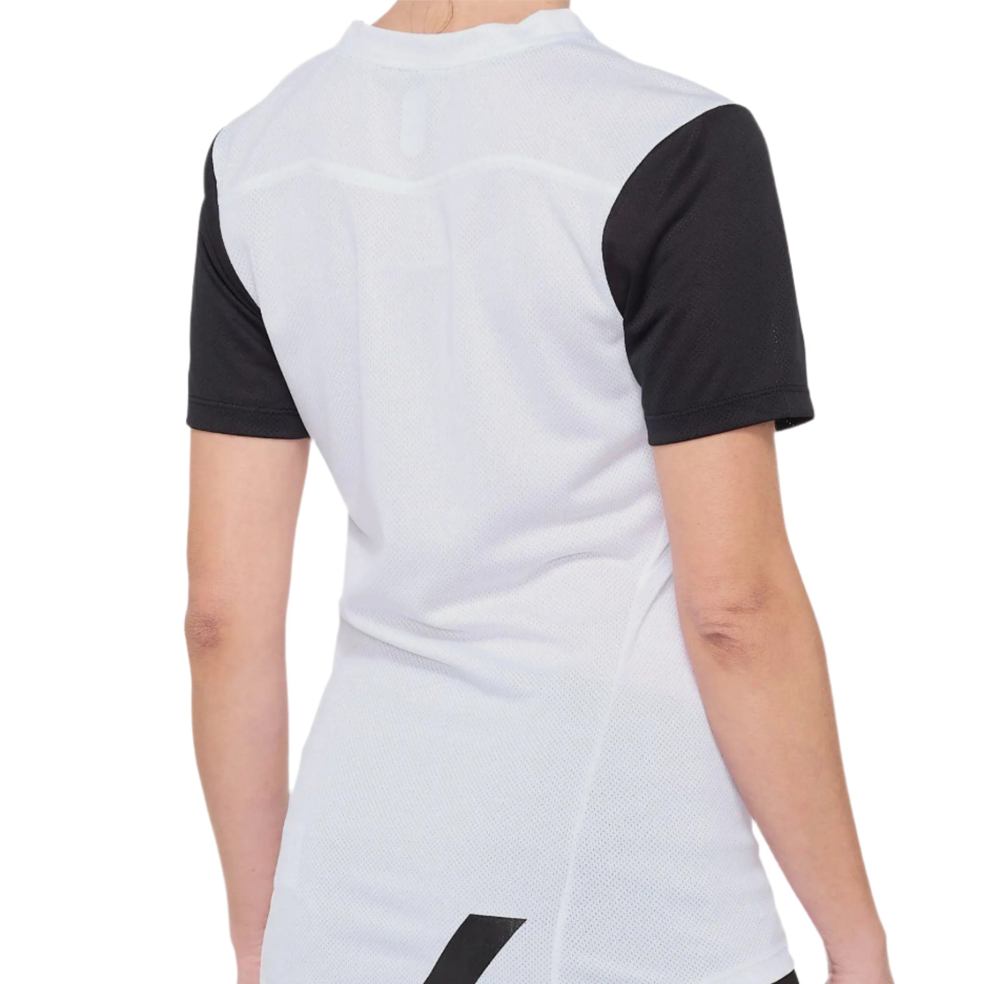 100% Ridecamp Ladies Jersey 2022 White / Black - FREE UK Shipping, FREE 365 Day Returns | Moto Central