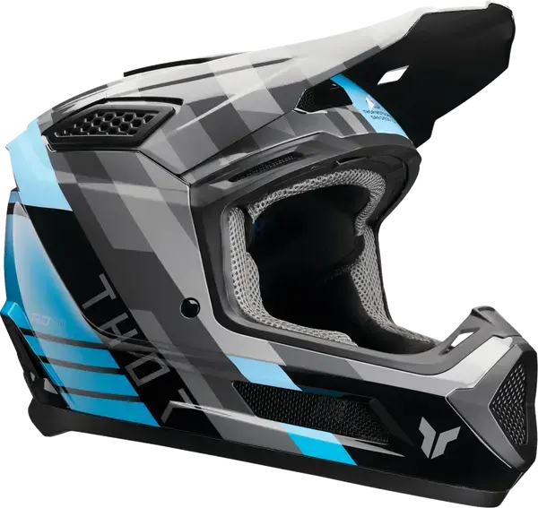 Thor Fleet Camber Black / Teal - FREE UK Shipping, FREE 365 Day Returns | Moto Central