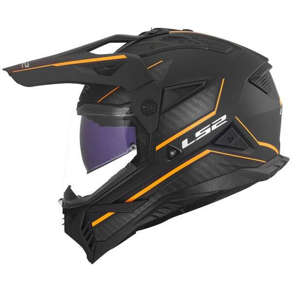 LS2 MX702 Pioneer 2 Atron Black / Orange FREE UK Delivery, FREE 365 Day Returns | Moto Central