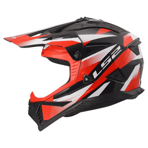 LS2 MX708 Fast 2 Fort Black / Red FREE UK Delivery, FREE 365 Day Returns | Moto Central