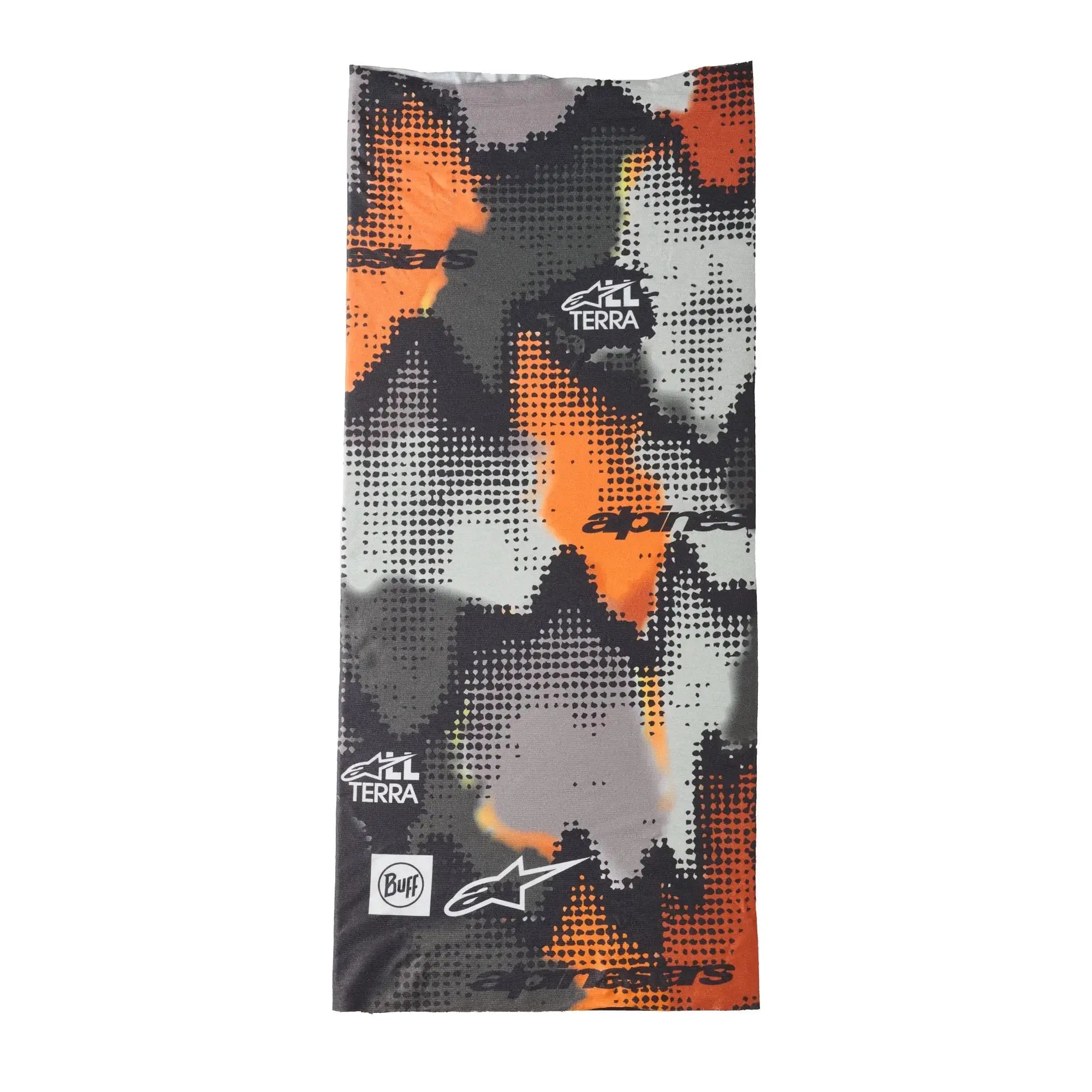 Alpinestars Buff Nazca Neck Tube Grey / Camo / Fluo Orange FREE UK Delivery, FREE 365 Day Returns | Moto Central