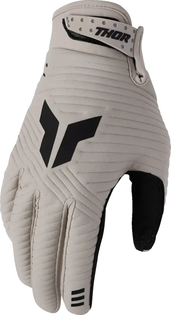 Thor Launchmode CW Textile Gloves Sand - FREE UK Shipping, FREE 365 Day Returns | Moto Central