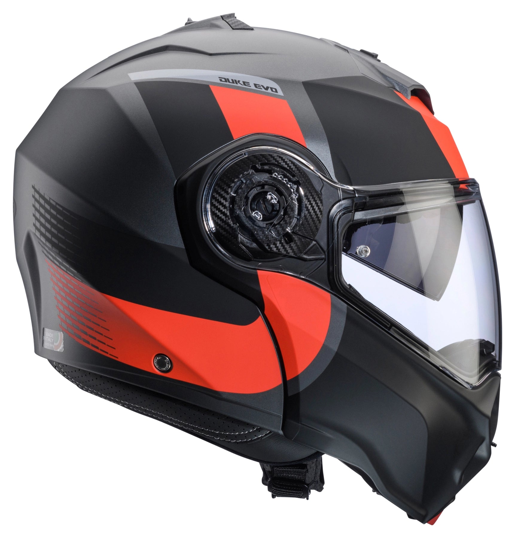 Caberg Duke Evo Indy Matt Gun Metal / Fluo Red / Black