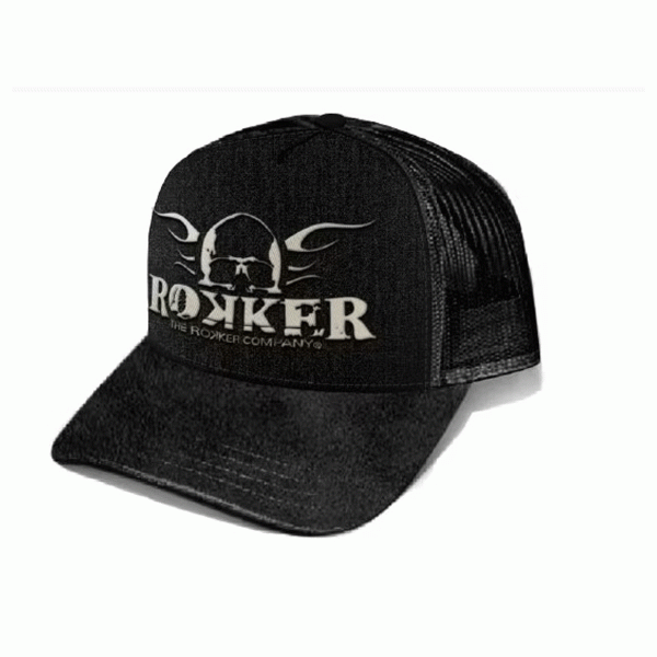 Rokker Logo Trukker Cap Black FREE UK Delivery, FREE 365 Day Returns | Moto Central