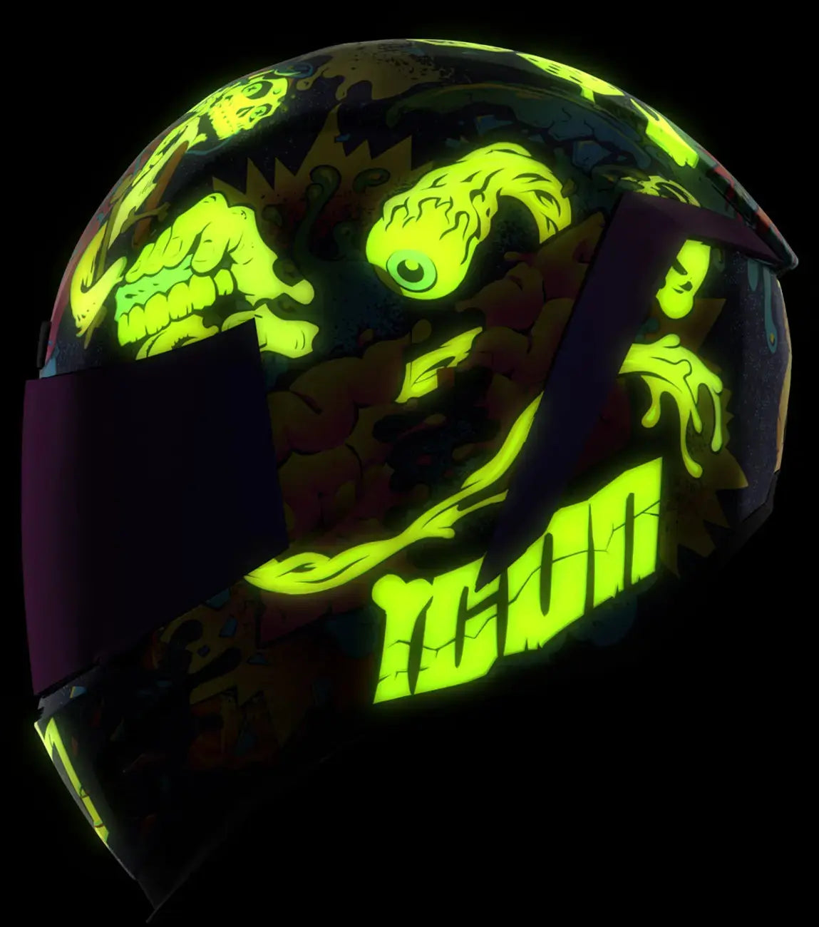 Icon Airform Scatterbrain MIPS Purple - FREE UK Shipping, FREE 365 Day Returns | Moto Central