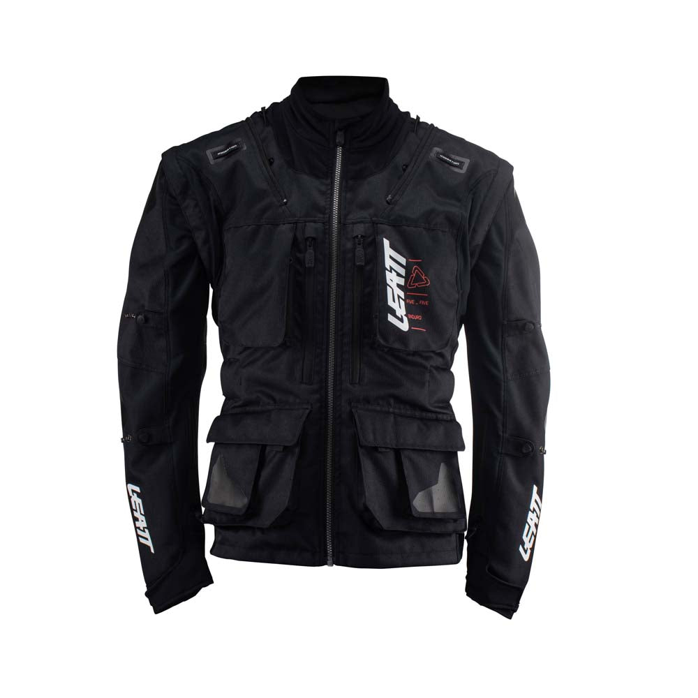 Leatt Moto 5.5 Enduro Textile Jacket Black
