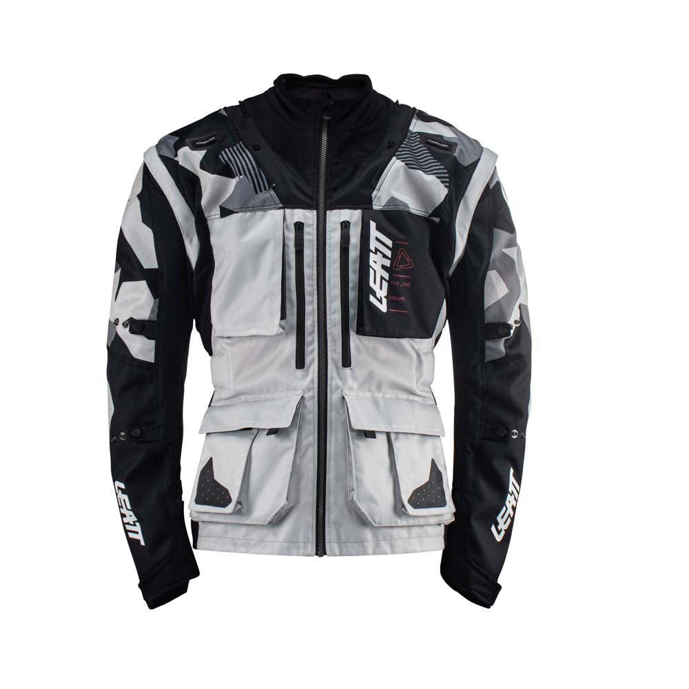 Leatt Moto 5.5 Enduro Textile Jacket Forge Grey