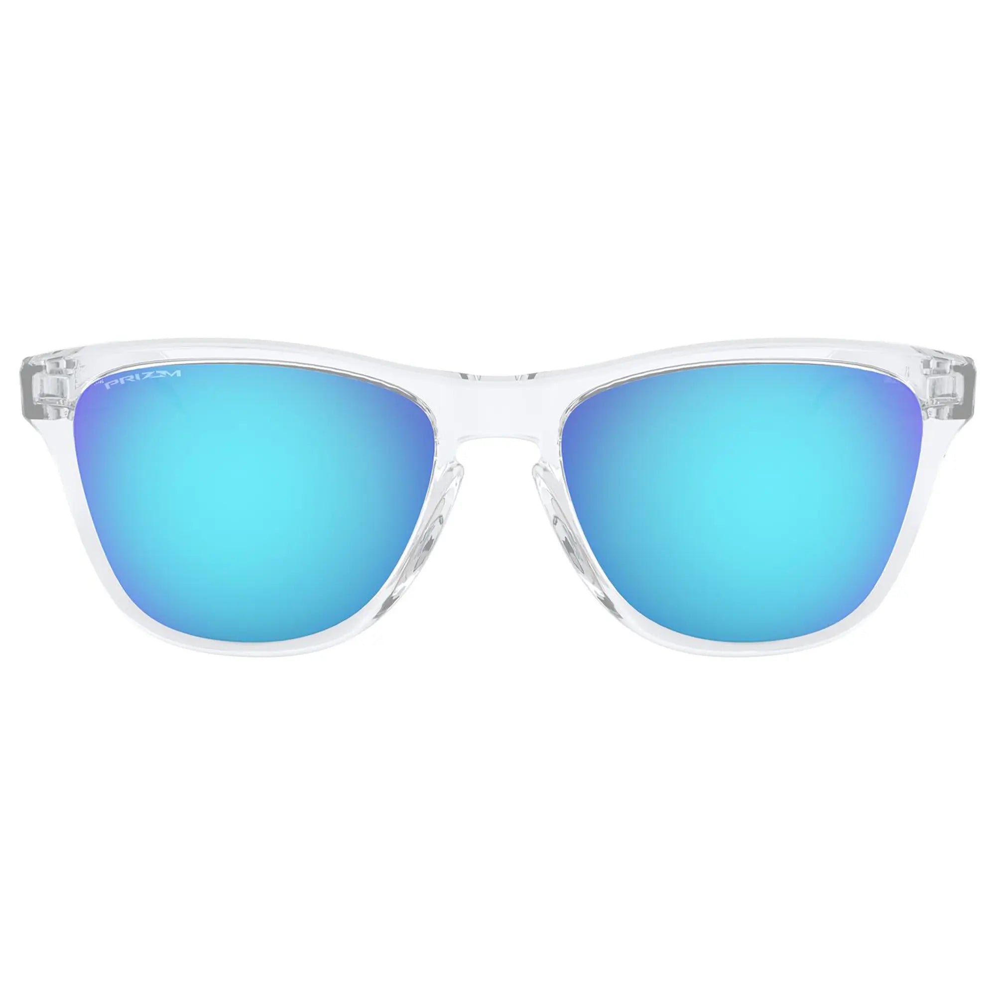 Oakley Frogskins XS Youth Sunglasses Clear / Sapphire Prizm Lens - FREE UK Shipping, FREE 365 Day Returns | Moto Central