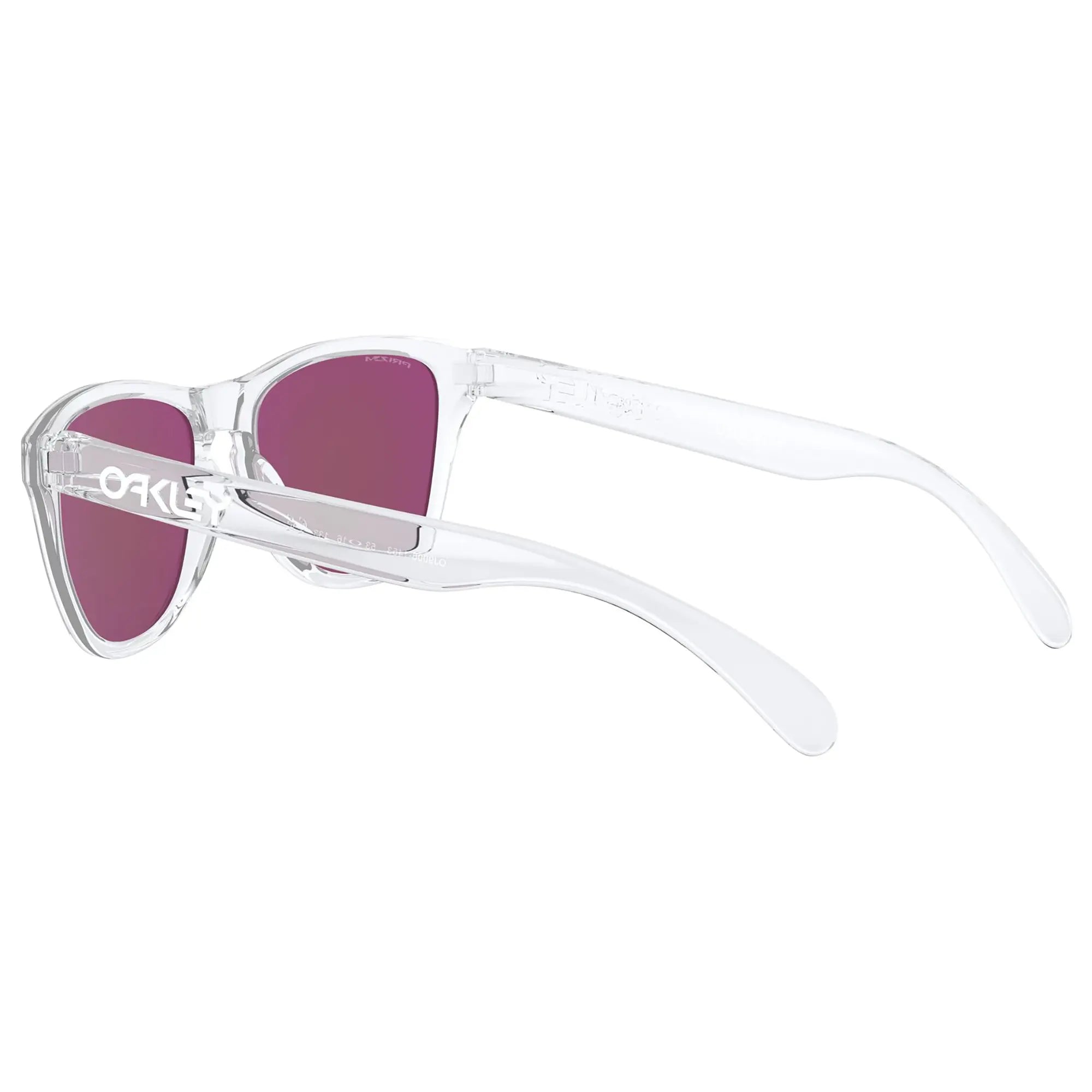 Oakley Frogskins XS Youth Sunglasses Clear / Violet Prizm Lens - FREE UK Shipping, FREE 365 Day Returns | Moto Central