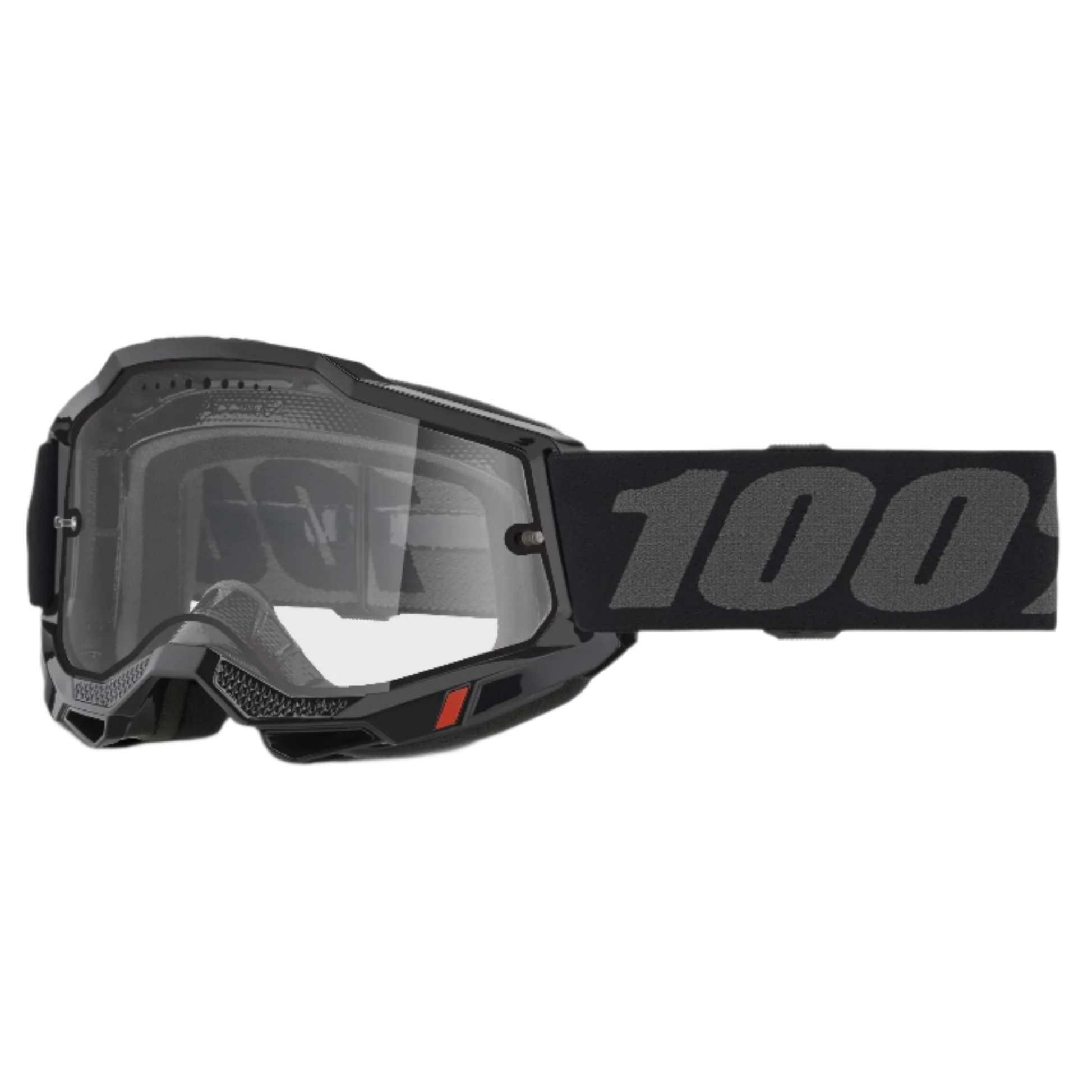 100% Accuri 2 Enduro MTB Cycle Goggles Black / Clear Lens