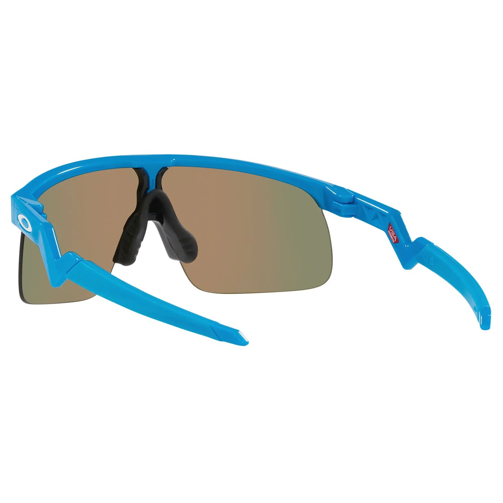 Oakley Resistor Youth Sunglasses Sky Blue / Prizm Ruby Lens - FREE UK Shipping, FREE 365 Day Returns | Moto Central