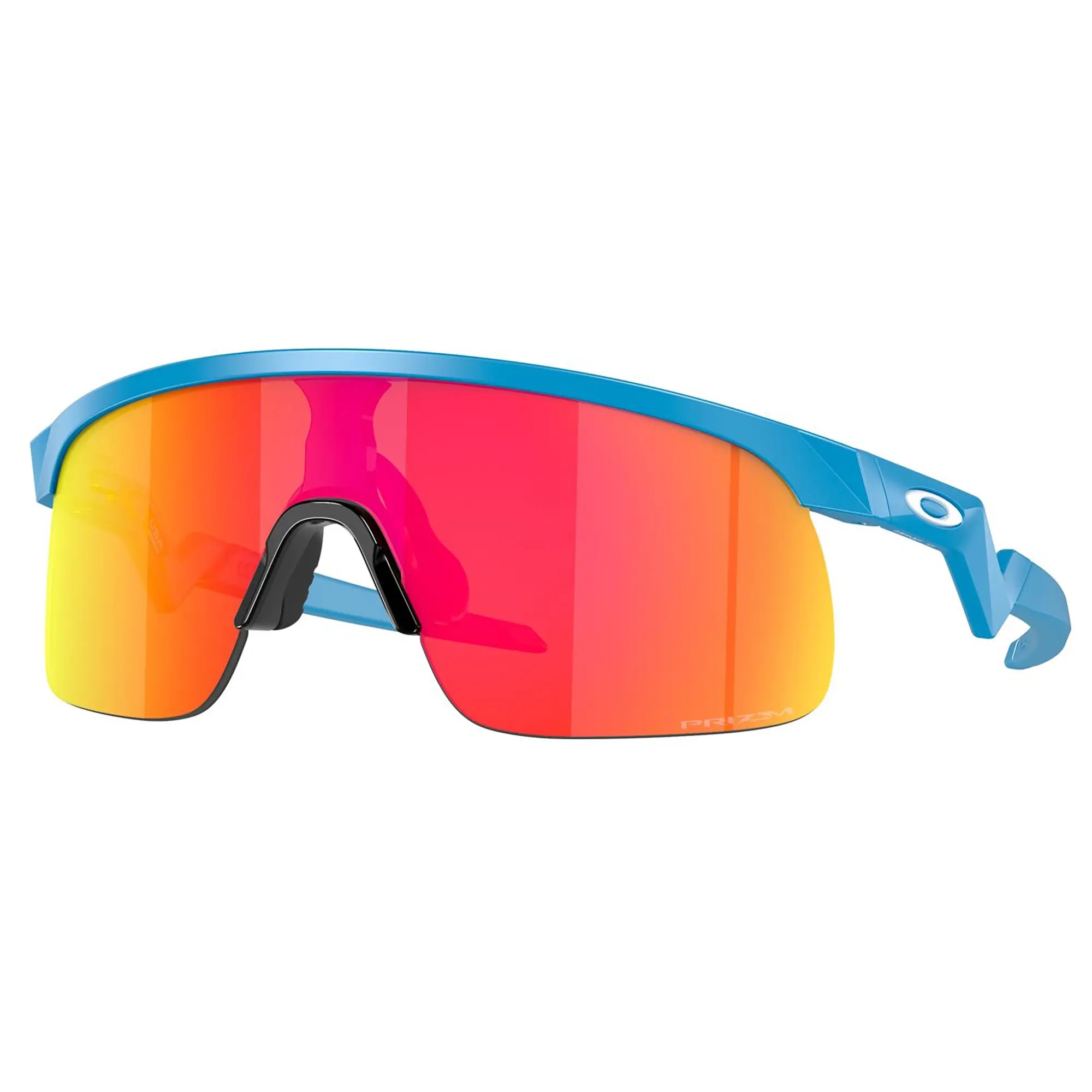 Oakley Resistor Youth Sunglasses Sky Blue / Prizm Ruby Lens - FREE UK Shipping, FREE 365 Day Returns | Moto Central