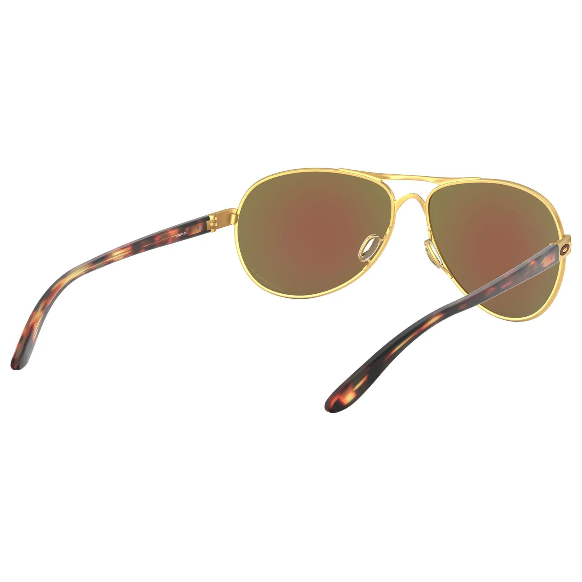 Oakley Feedback Ladies Sunglasses Satin Gold / Prizm Violet Polarized Lens - FREE UK Shipping, FREE 365 Day Returns | Moto Central