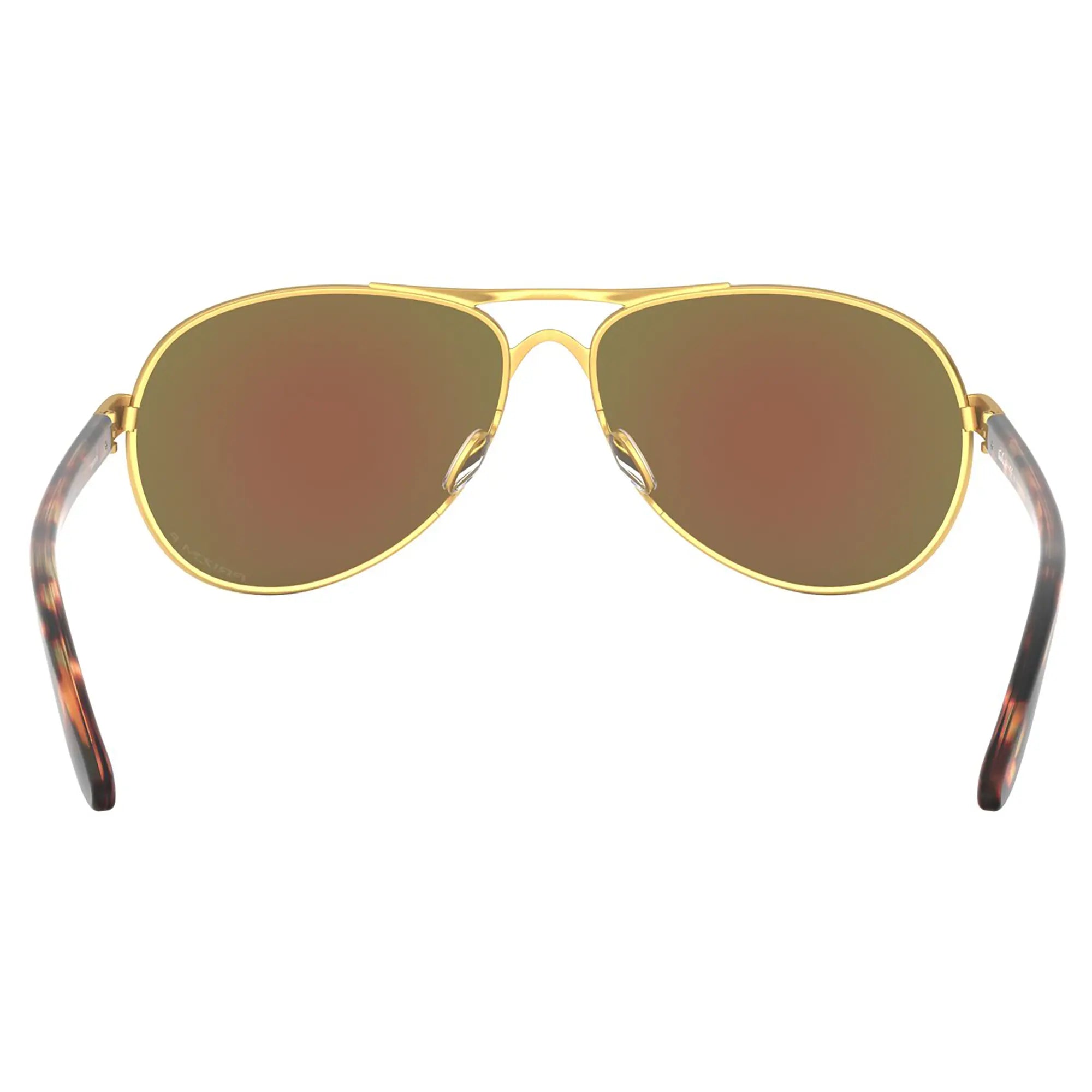 Oakley Feedback Ladies Sunglasses Satin Gold / Prizm Violet Polarized Lens - FREE UK Shipping, FREE 365 Day Returns | Moto Central