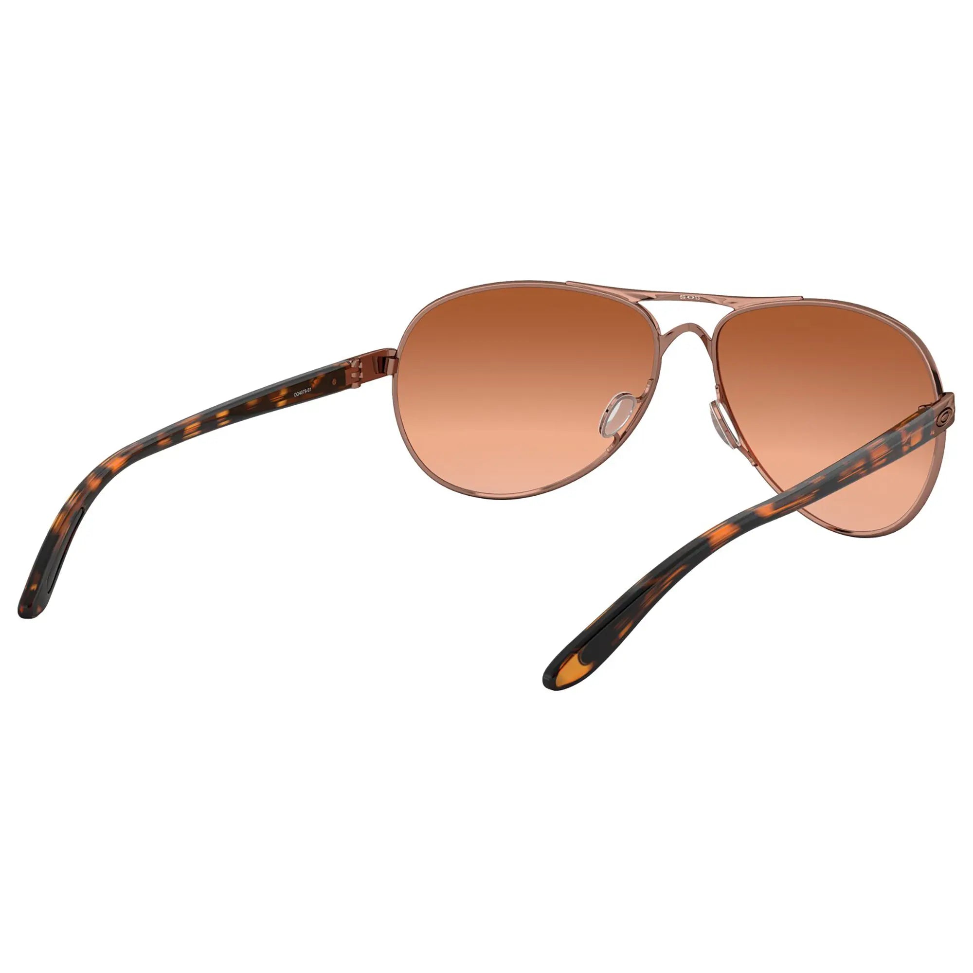 Oakley Feedback Ladies Sunglasses Rose Gold / VR50 Brown Gradient Lens - FREE UK Shipping, FREE 365 Day Returns | Moto Central
