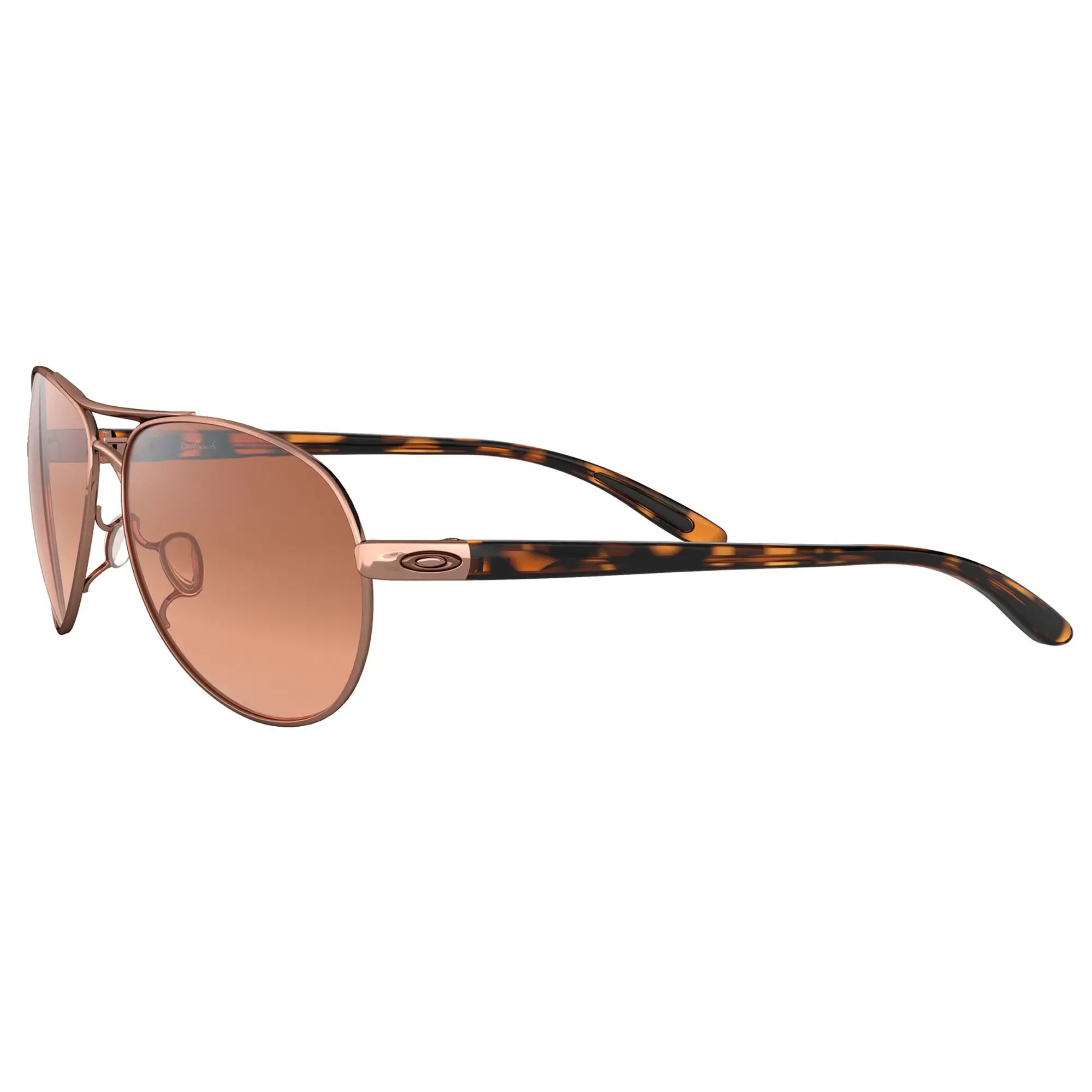 Oakley Feedback Ladies Sunglasses Rose Gold / VR50 Brown Gradient Lens - FREE UK Shipping, FREE 365 Day Returns | Moto Central