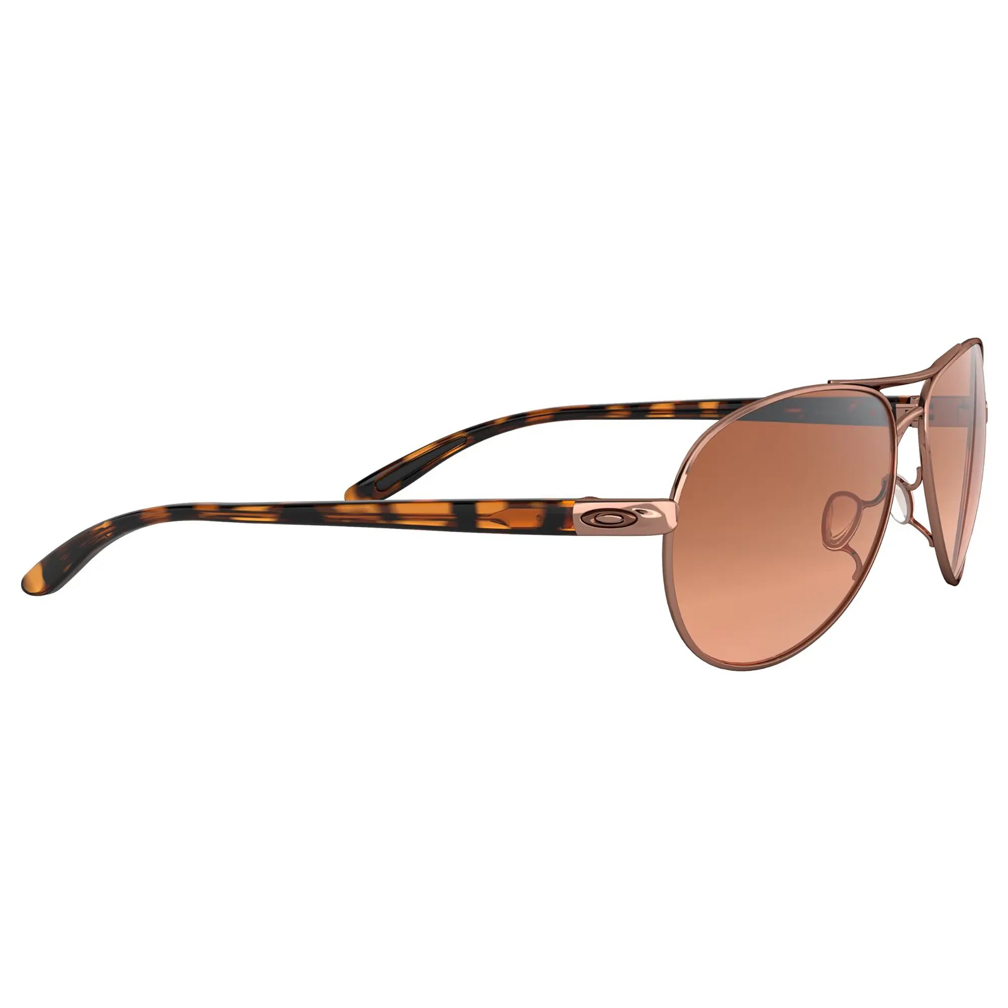 Oakley Feedback Ladies Sunglasses Rose Gold / VR50 Brown Gradient Lens - FREE UK Shipping, FREE 365 Day Returns | Moto Central