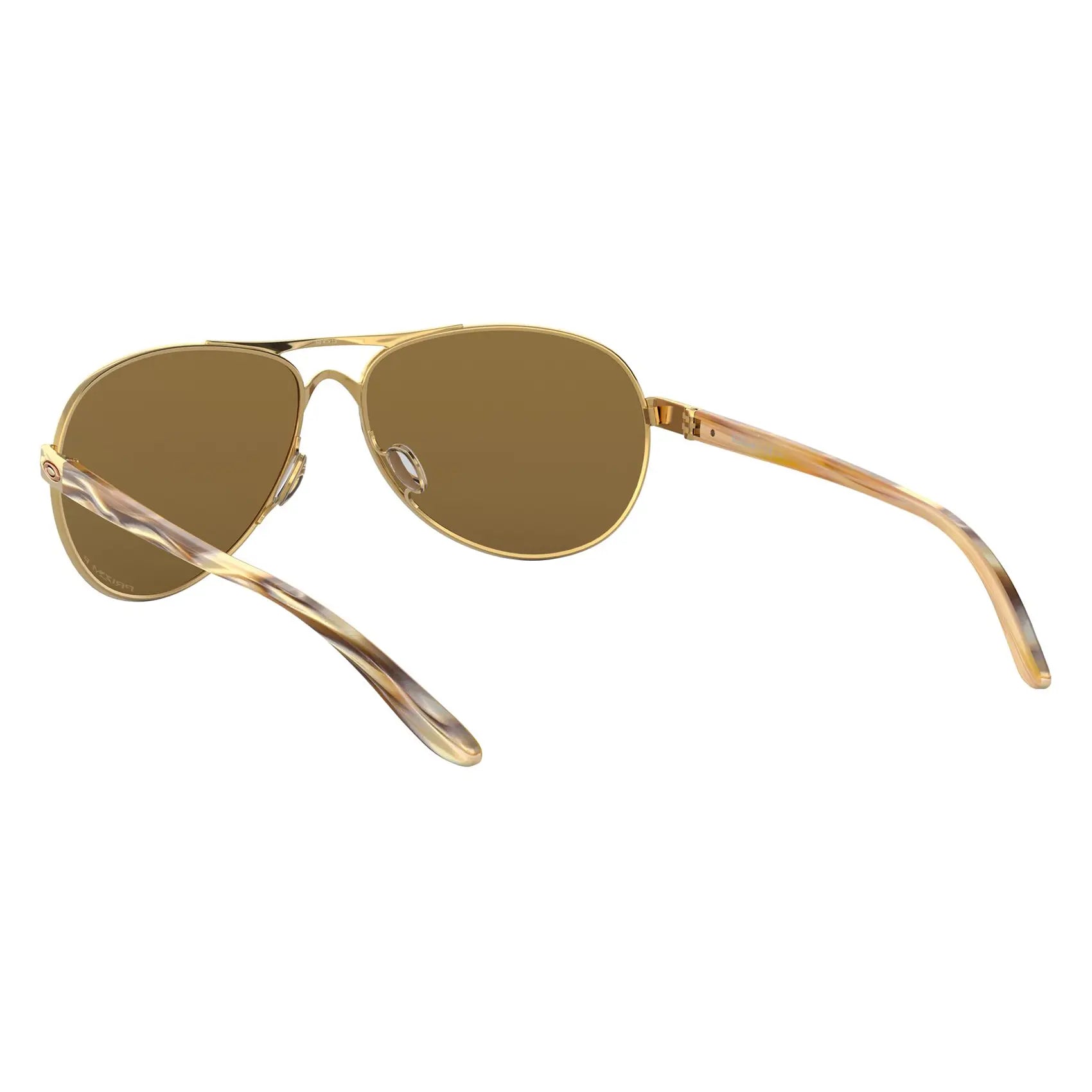 Oakley Feedback Ladies Sunglasses Polished Gold / Prizm Rose Gold Polarized Lens - FREE UK Shipping, FREE 365 Day Returns | Moto Central