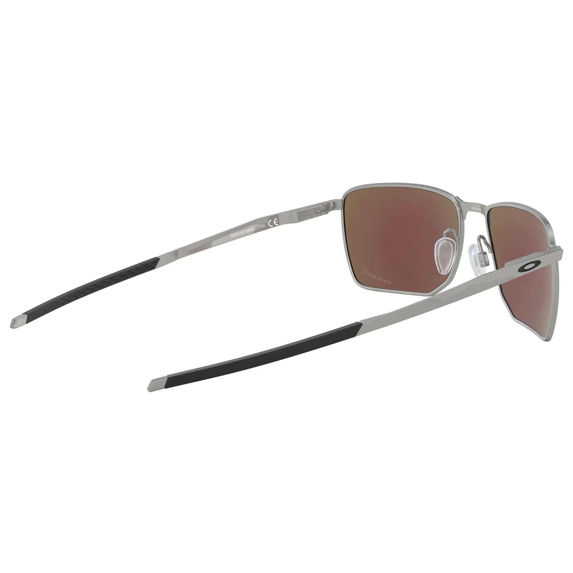 Oakley Ejector Sunglasses Satin Chrome / Prizm Sapphire Lens - FREE UK Shipping, FREE 365 Day Returns | Moto Central
