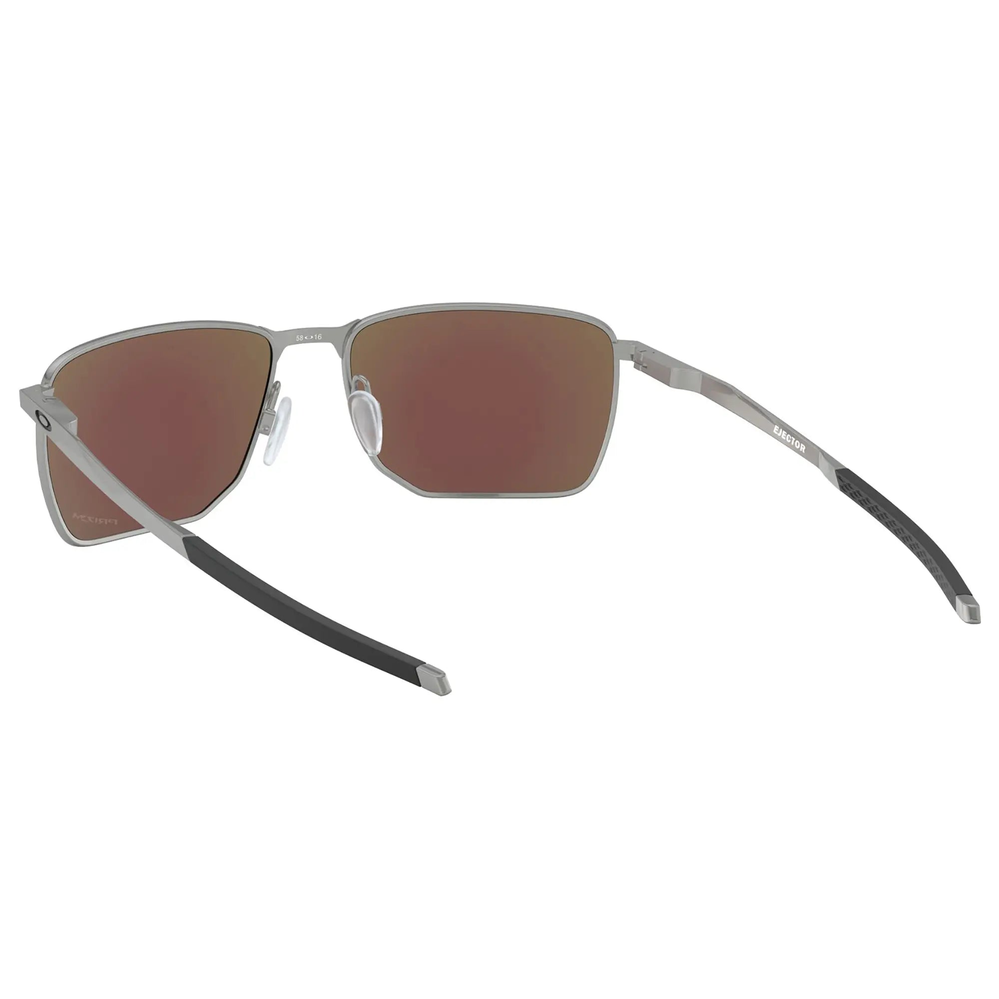 Oakley Ejector Sunglasses Satin Chrome / Prizm Sapphire Lens - FREE UK Shipping, FREE 365 Day Returns | Moto Central