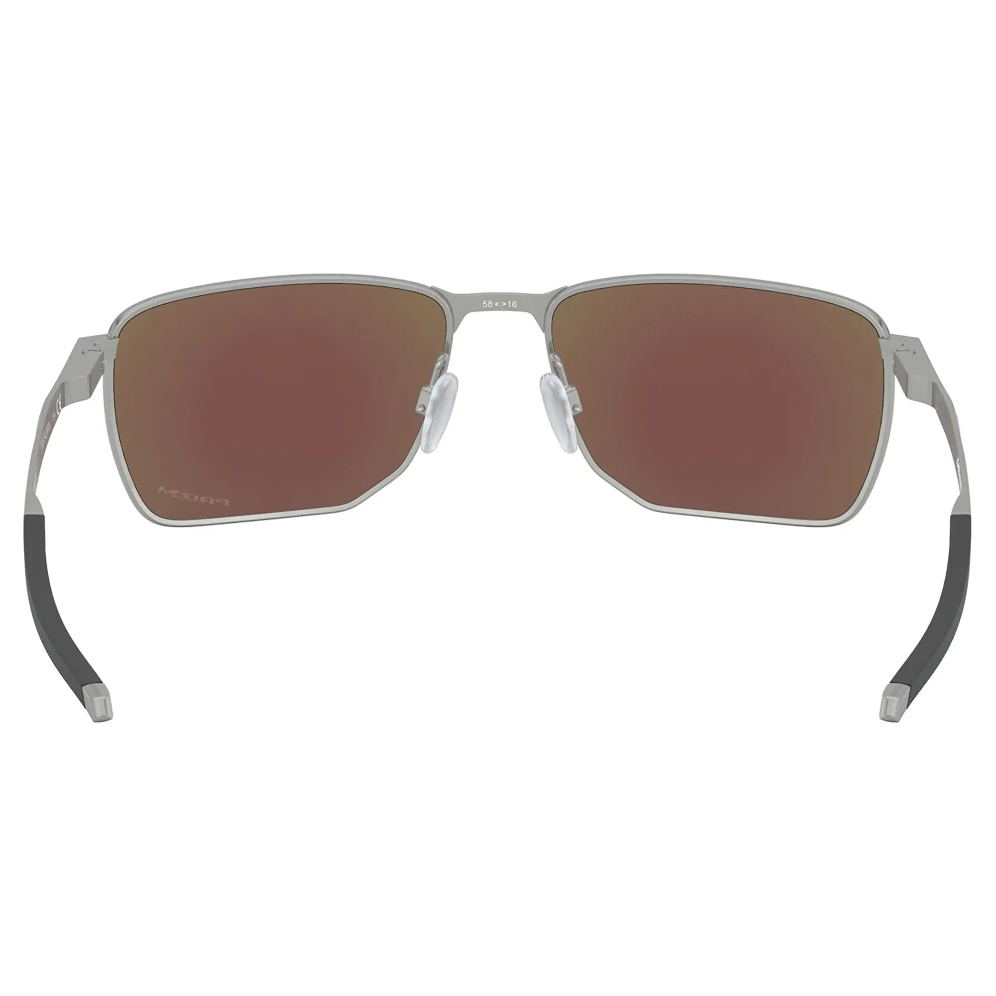 Oakley Ejector Sunglasses Satin Chrome / Prizm Sapphire Lens - FREE UK Shipping, FREE 365 Day Returns | Moto Central