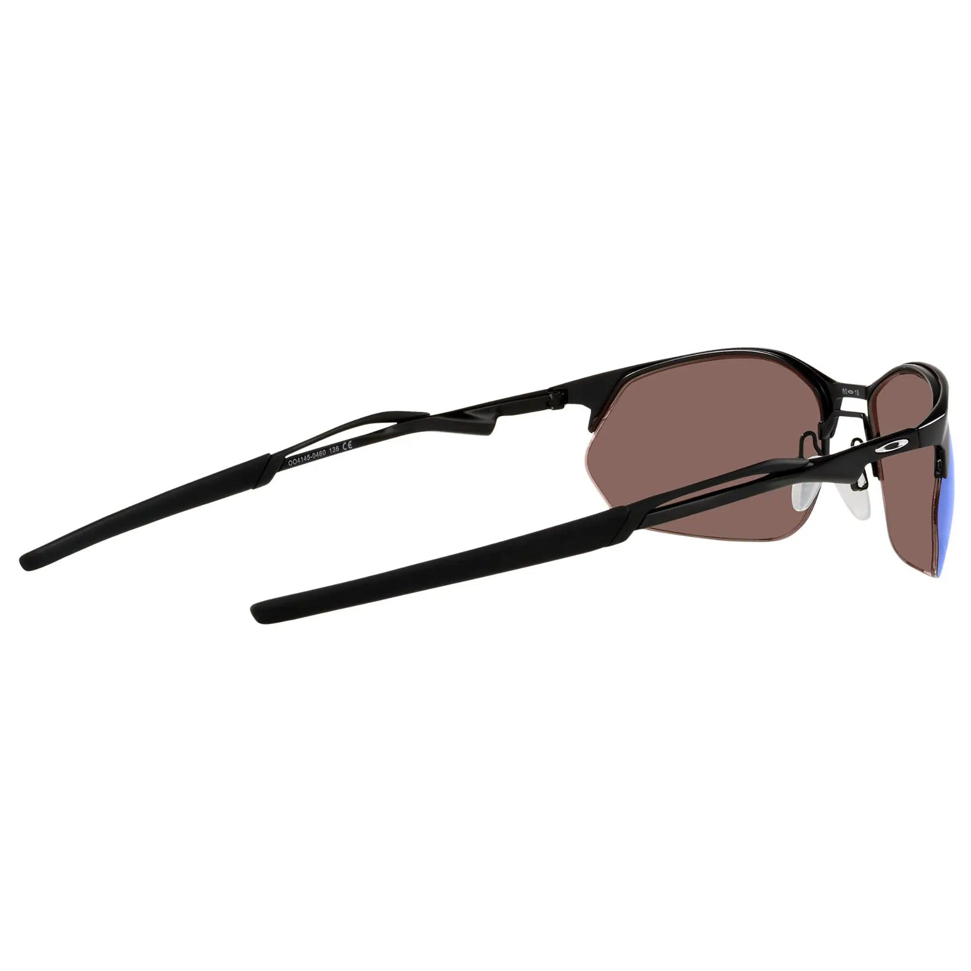 Oakley Wire Tap 2.0 Sunglasses Satin Black / Prizm Sapphire Lens - FREE UK Shipping, FREE 365 Day Returns | Moto Central