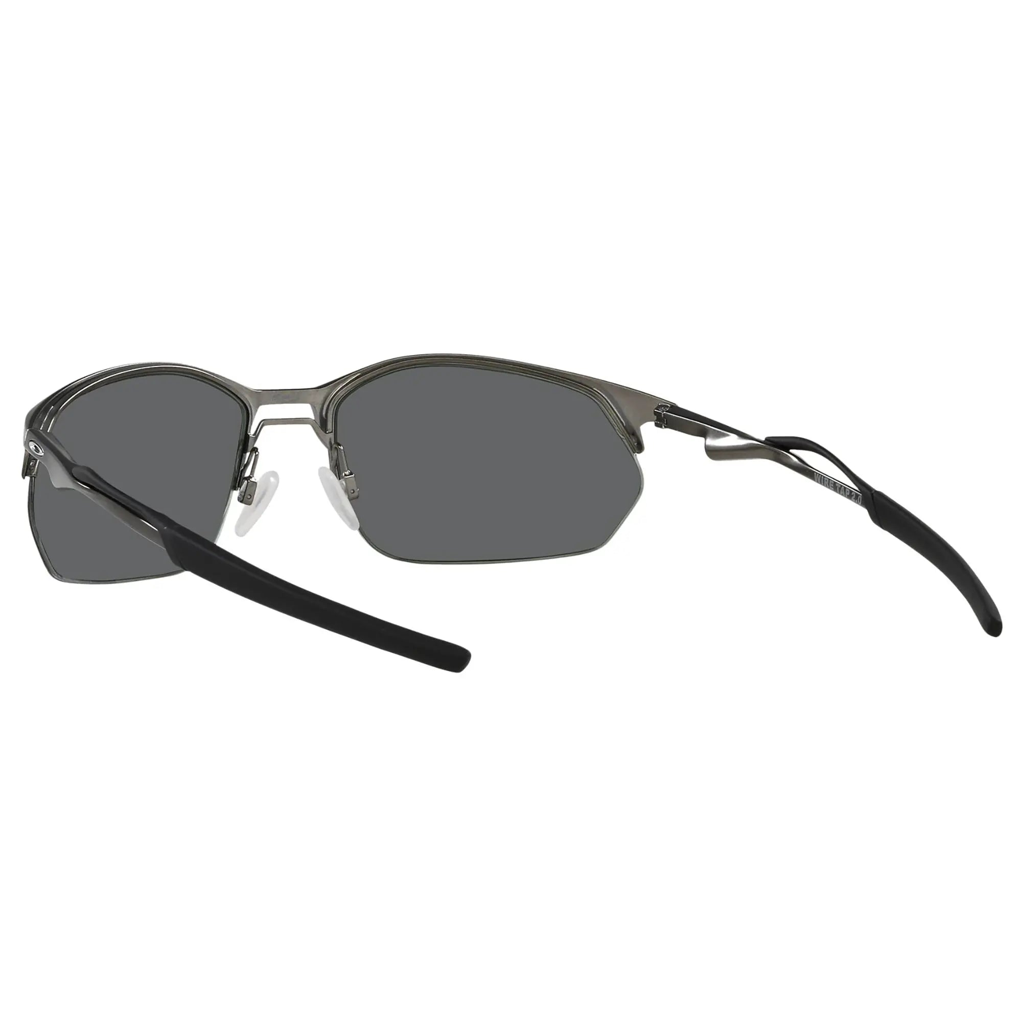 Oakley Wire Tap 2.0 Sunglasses Matt Gunmetal / Prizm Black Lens - FREE UK Shipping, FREE 365 Day Returns | Moto Central