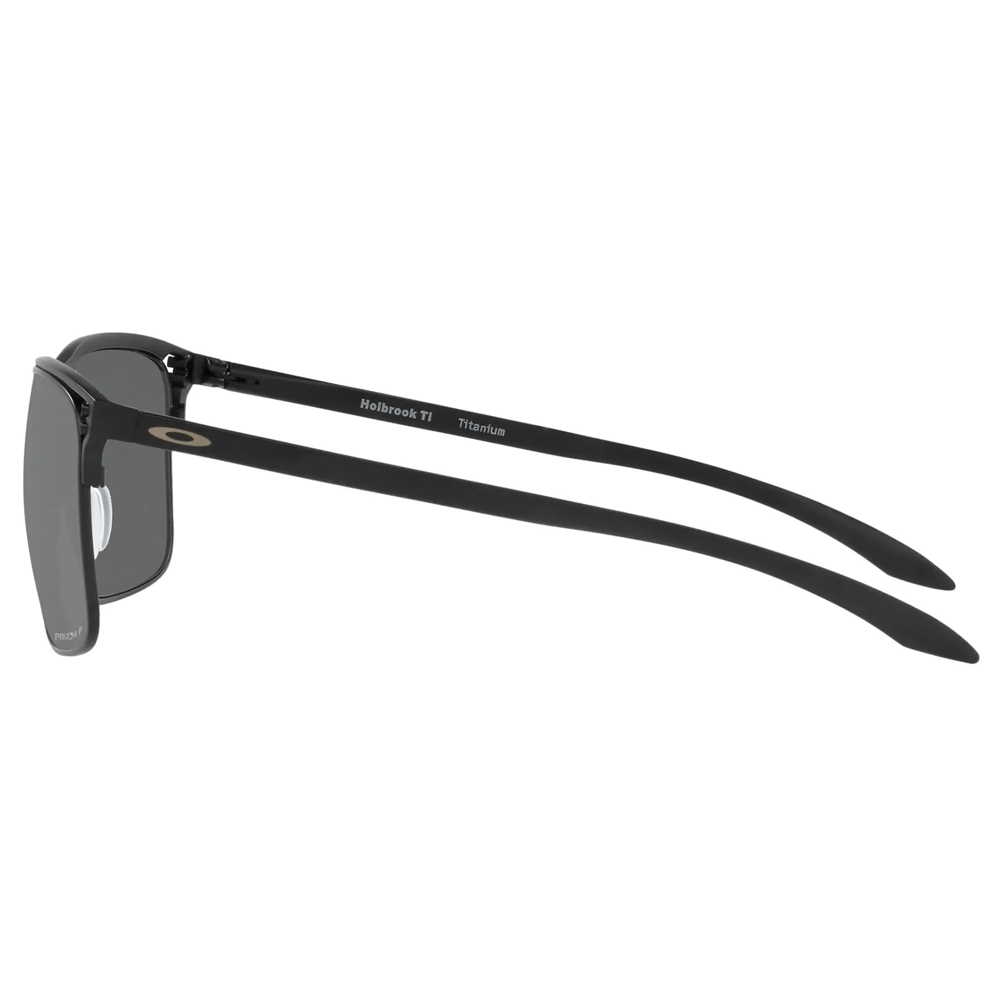 Oakley Holbrook Ti Sunglasses Satin Black / Prizm Black - FREE UK Shipping, FREE 365 Day Returns | Moto Central