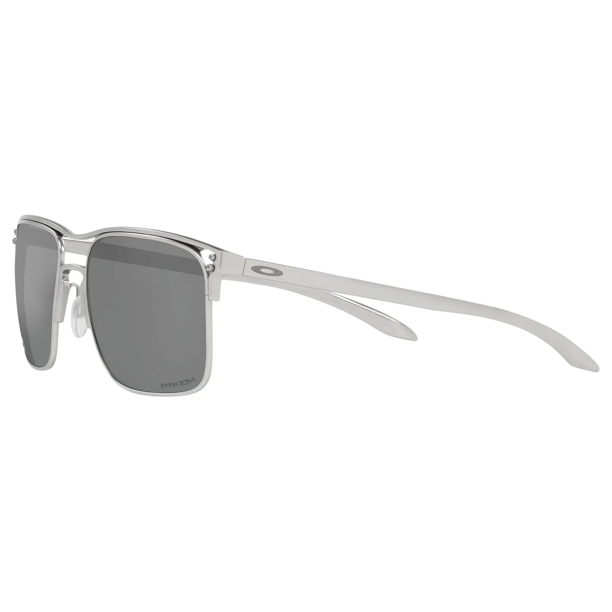 Oakley Holbrook Ti Sunglasses Satin Chrome / Prizm Black - FREE UK Shipping, FREE 365 Day Returns | Moto Central