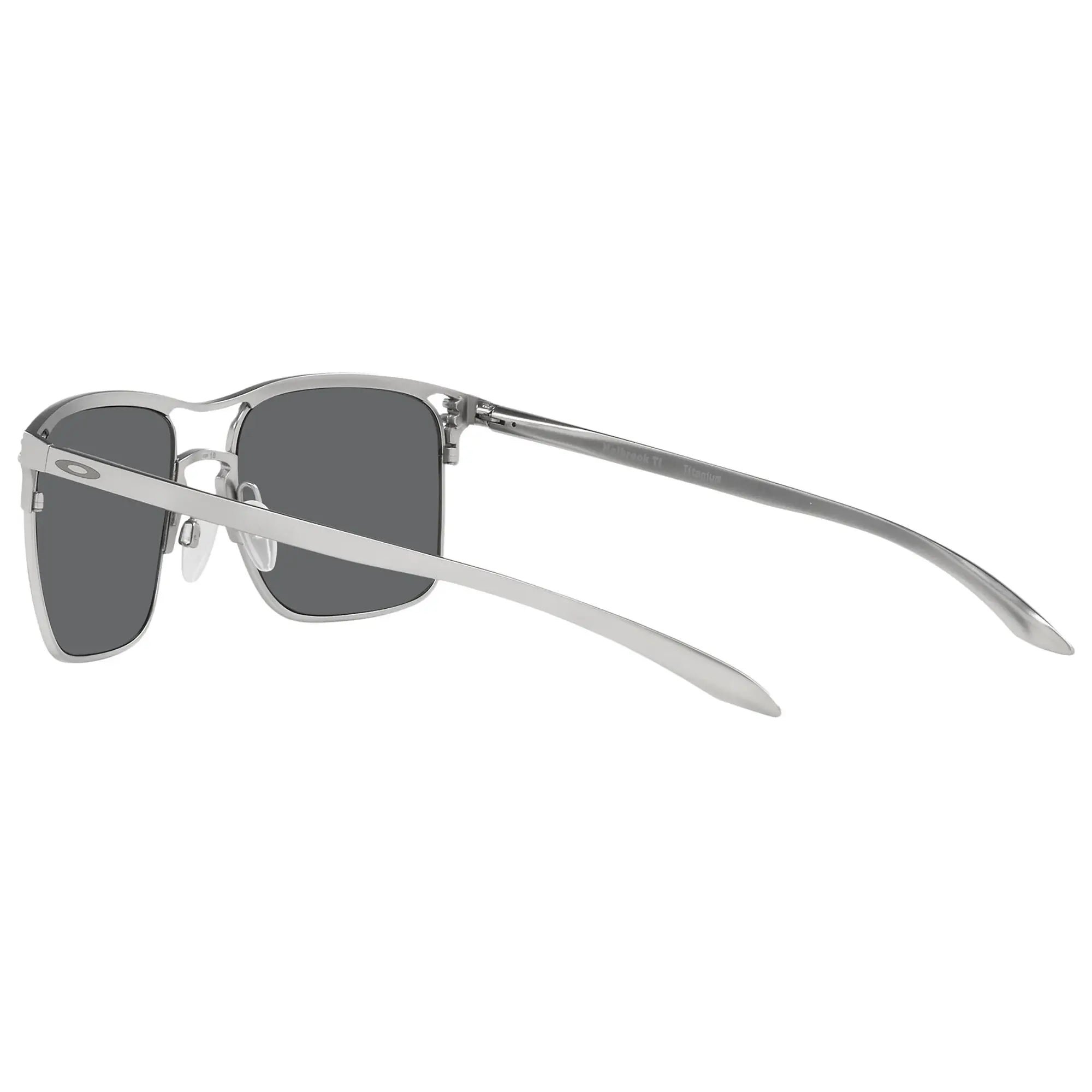 Oakley Holbrook Ti Sunglasses Satin Chrome / Prizm Black - FREE UK Shipping, FREE 365 Day Returns | Moto Central