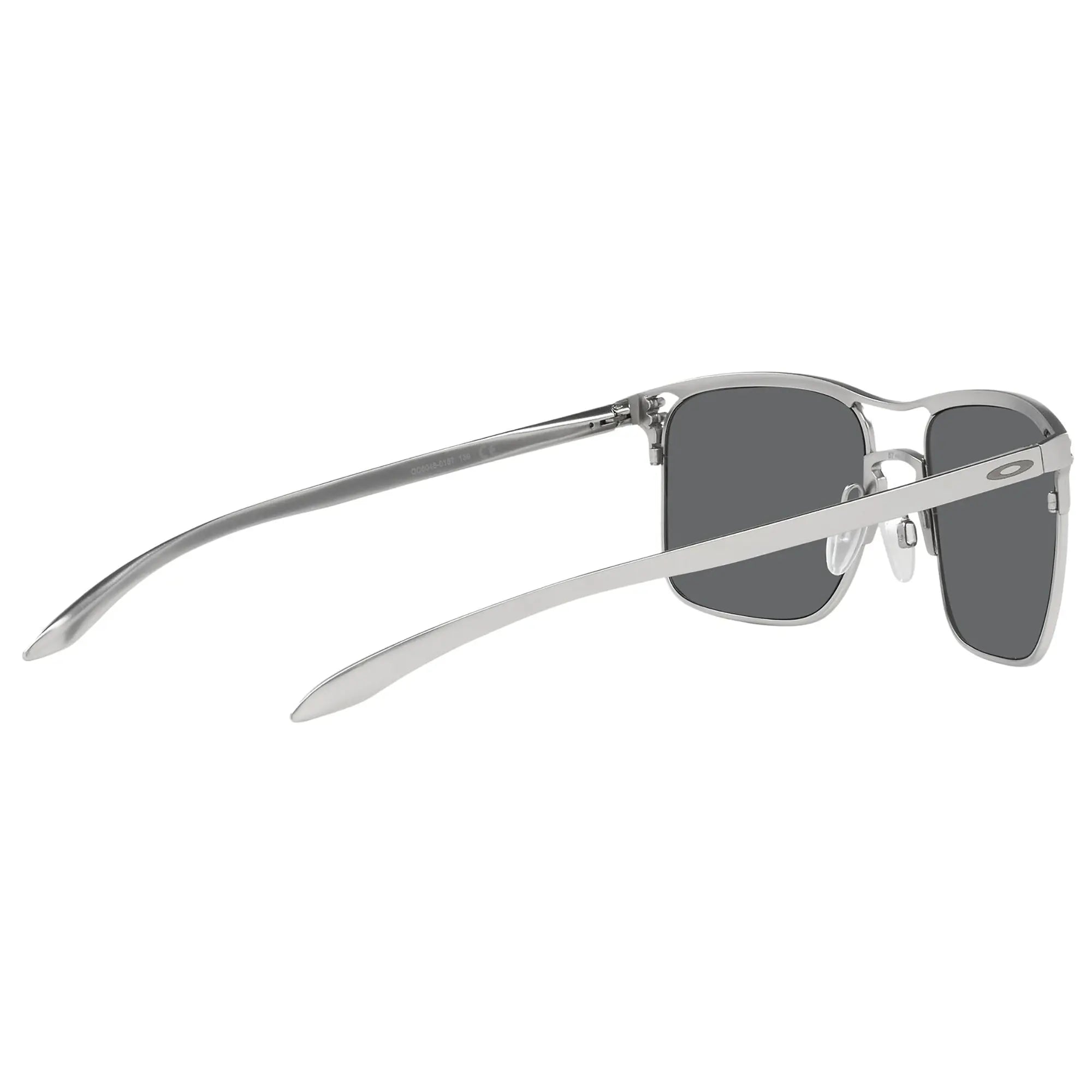 Oakley Holbrook Ti Sunglasses Satin Chrome / Prizm Black - FREE UK Shipping, FREE 365 Day Returns | Moto Central