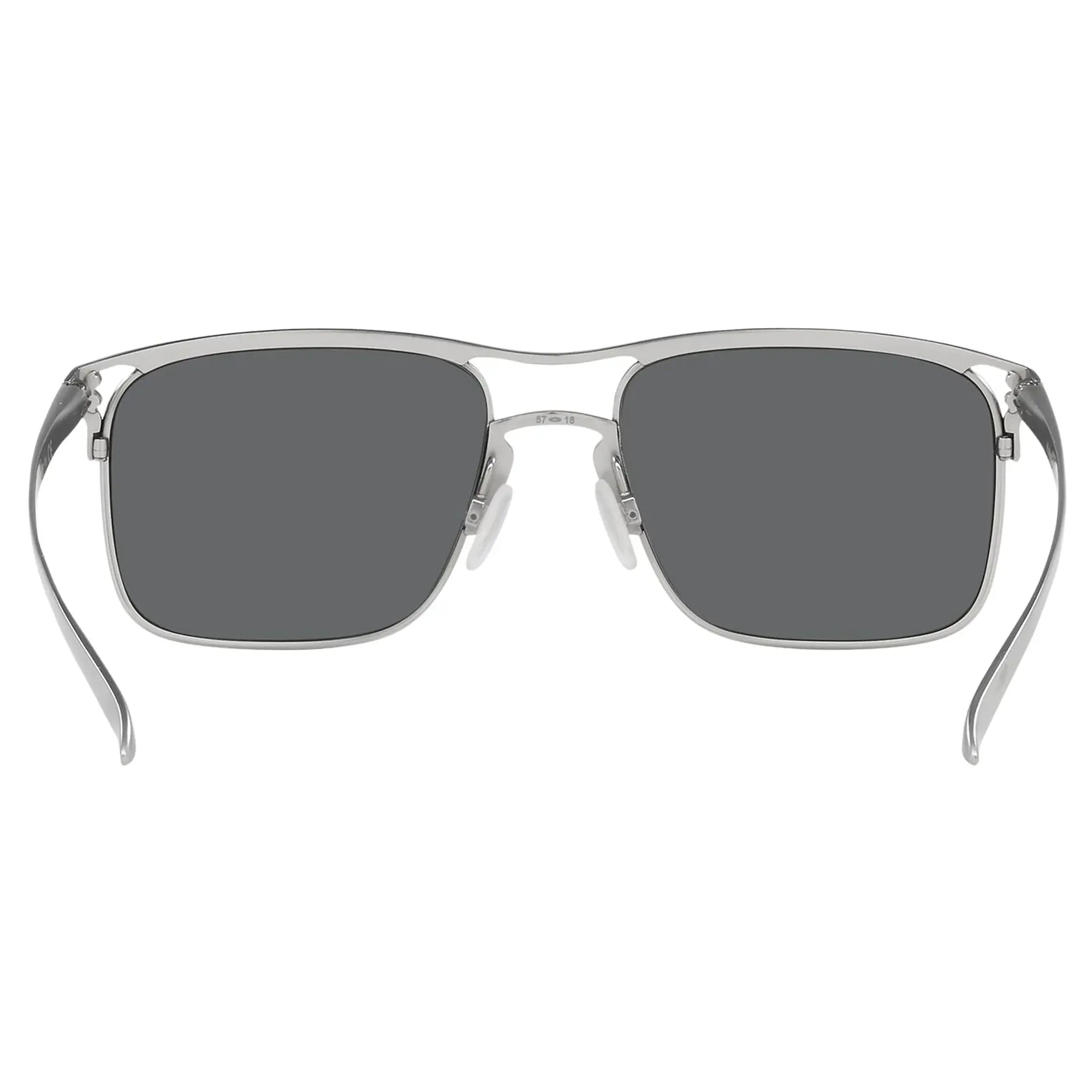Oakley Holbrook Ti Sunglasses Satin Chrome / Prizm Black - FREE UK Shipping, FREE 365 Day Returns | Moto Central
