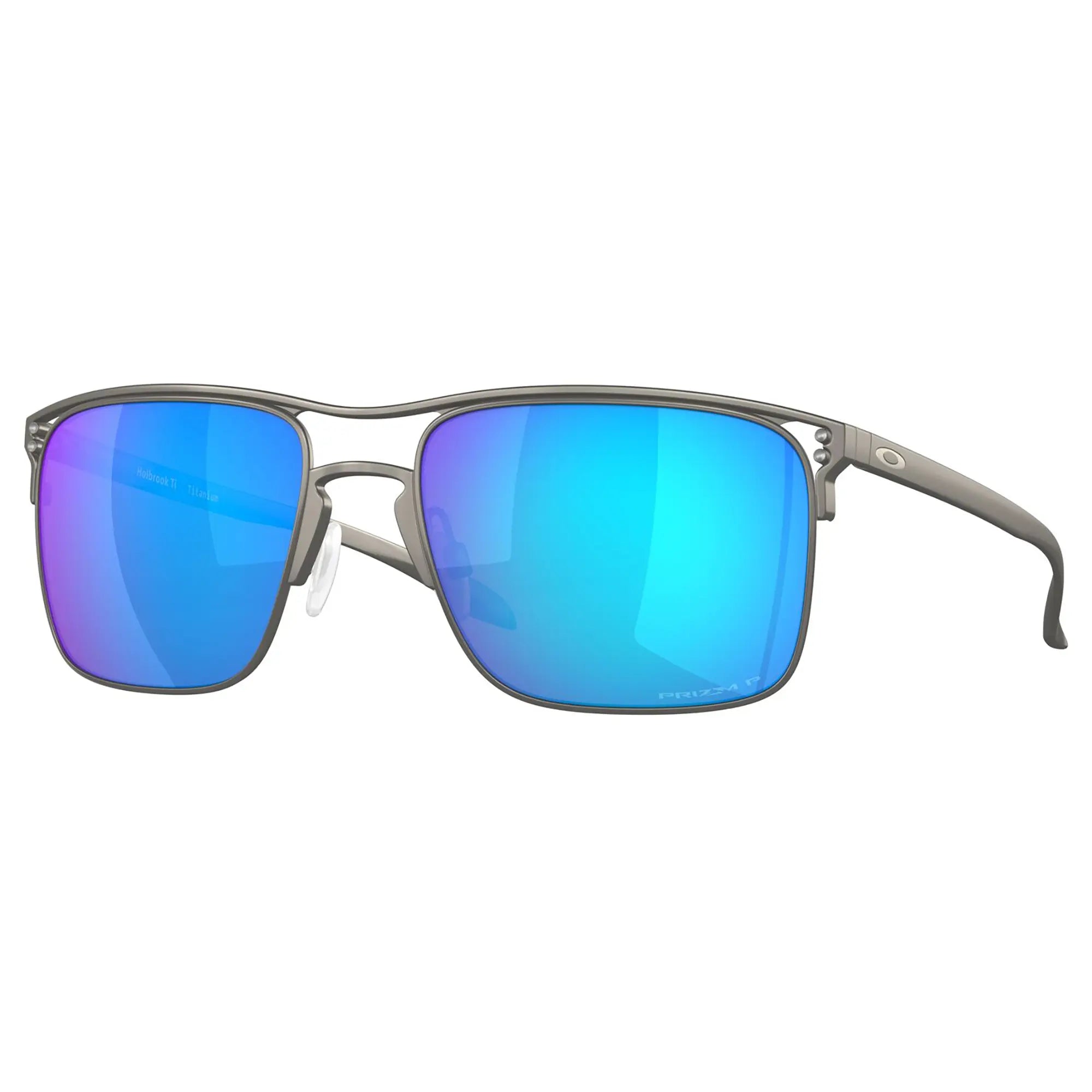 Oakley Holbrook Ti Sunglasses Matt Gunmetal / Prizm Sapphire Polar - FREE UK Shipping, FREE 365 Day Returns | Moto Central