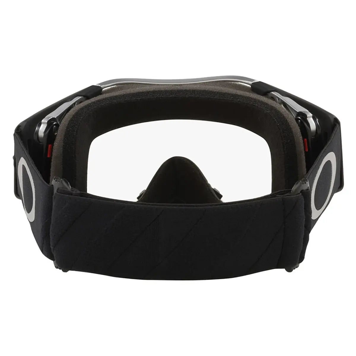 Oakley Airbrake Tuff Blocks MX Goggles Black Gunmetal / Clear - FREE UK Shipping, FREE 365 Day Returns | Moto Central
