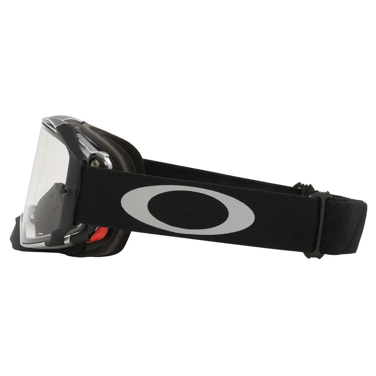 Oakley Airbrake Tuff Blocks MX Goggles Black Gunmetal / Clear - FREE UK Shipping, FREE 365 Day Returns | Moto Central