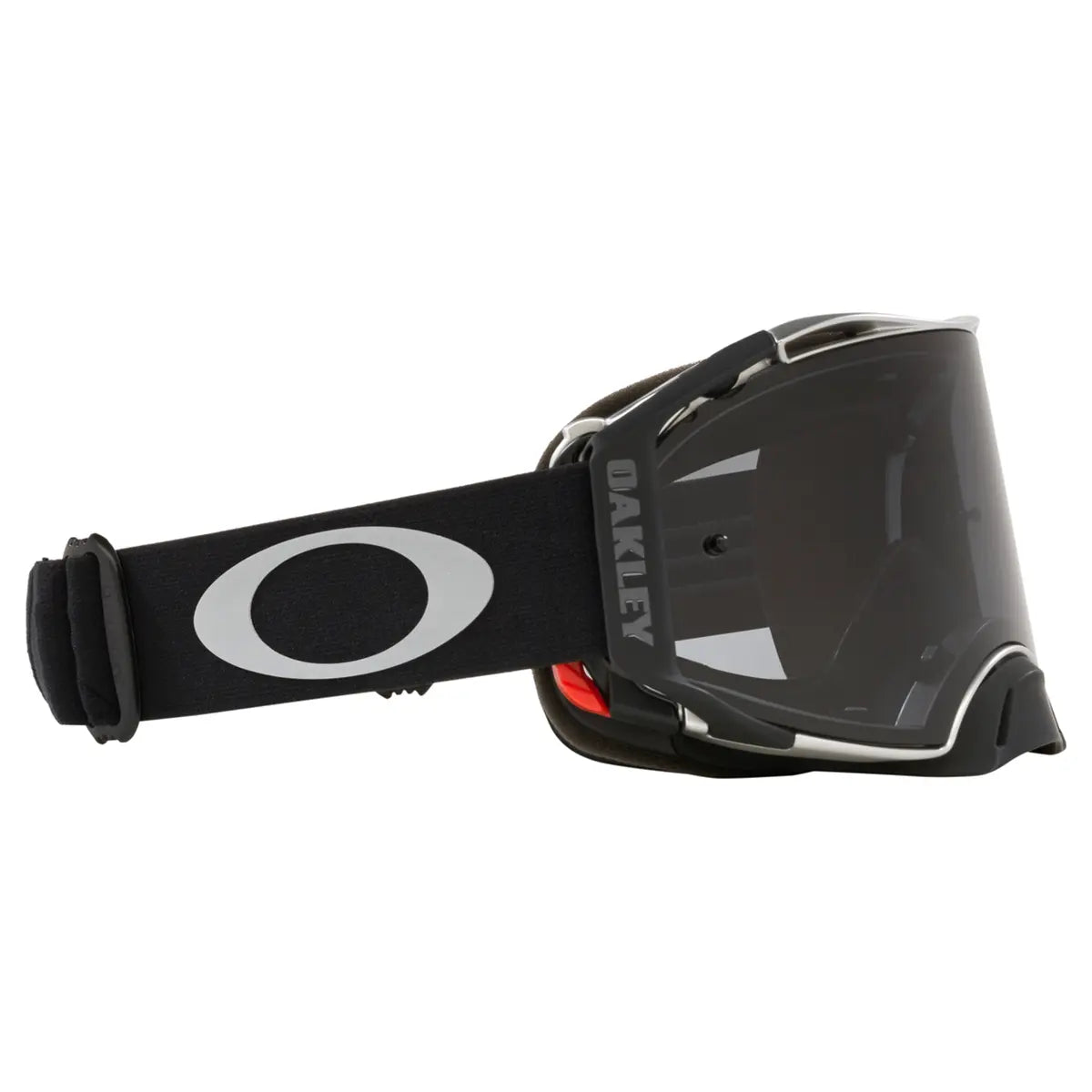 Oakley Airbrake Tuff Blocks MX Goggles Black Gunmetal / Dark Grey - FREE UK Shipping, FREE 365 Day Returns | Moto Central