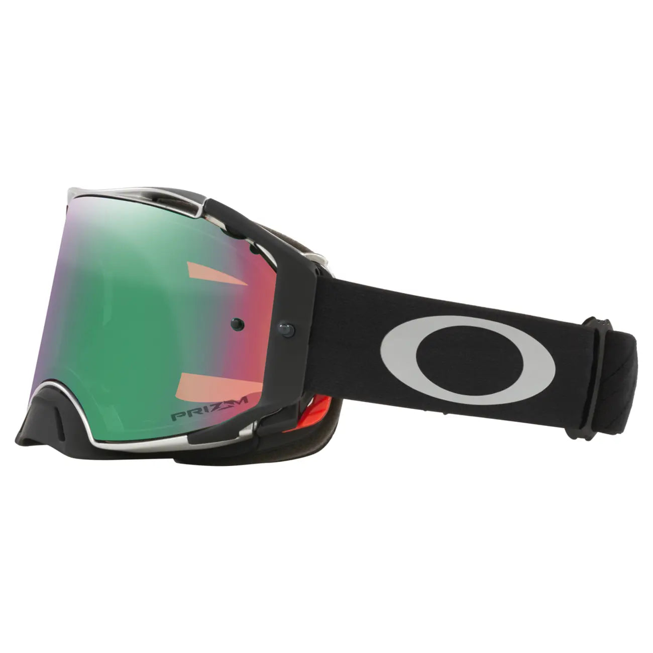 Oakley Airbrake Tuff Blocks MX Goggles Black Gunmetal / Jade Prizm - FREE UK Shipping, FREE 365 Day Returns | Moto Central