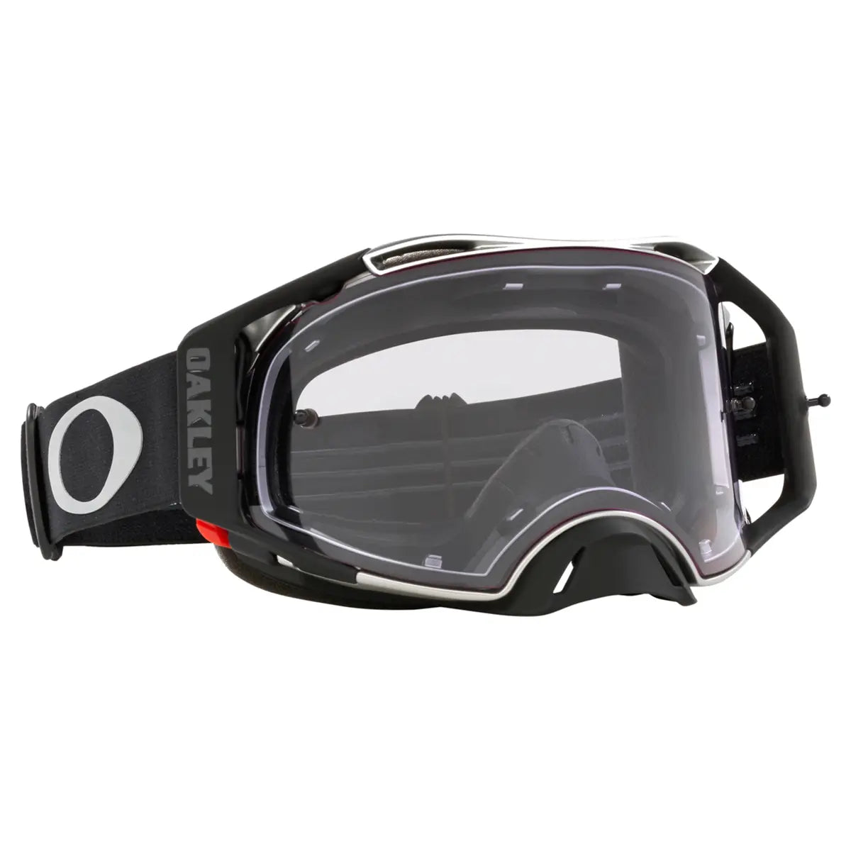 Oakley Airbrake Tuff Blocks MX Goggles Black Gunmetal / Low Light Prizm - FREE UK Shipping, FREE 365 Day Returns | Moto Central