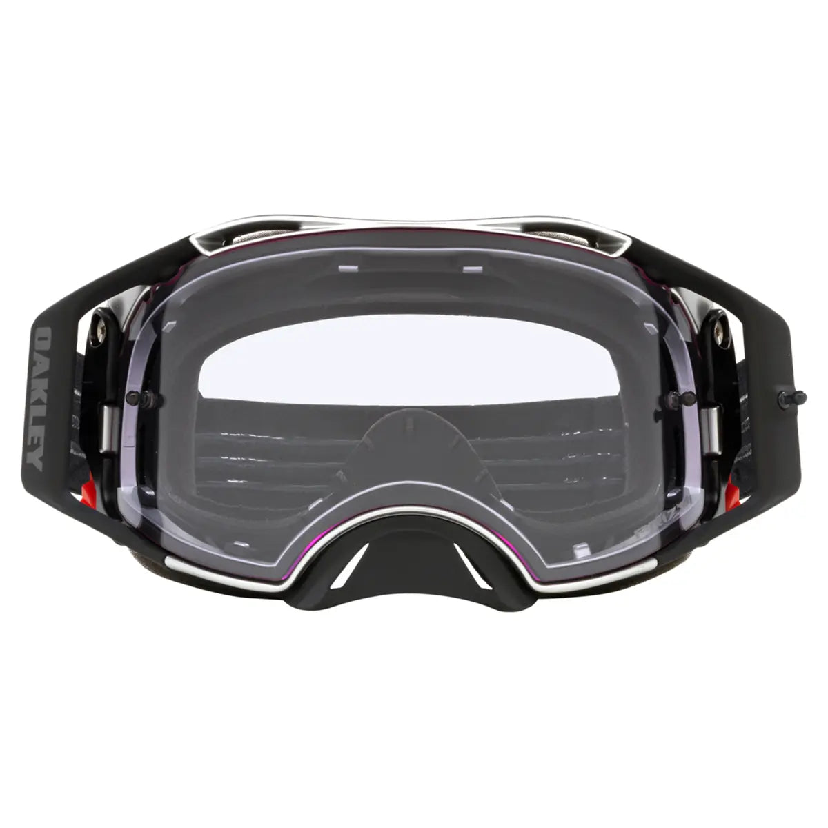 Oakley Airbrake Tuff Blocks MX Goggles Black Gunmetal / Low Light Prizm - FREE UK Shipping, FREE 365 Day Returns | Moto Central