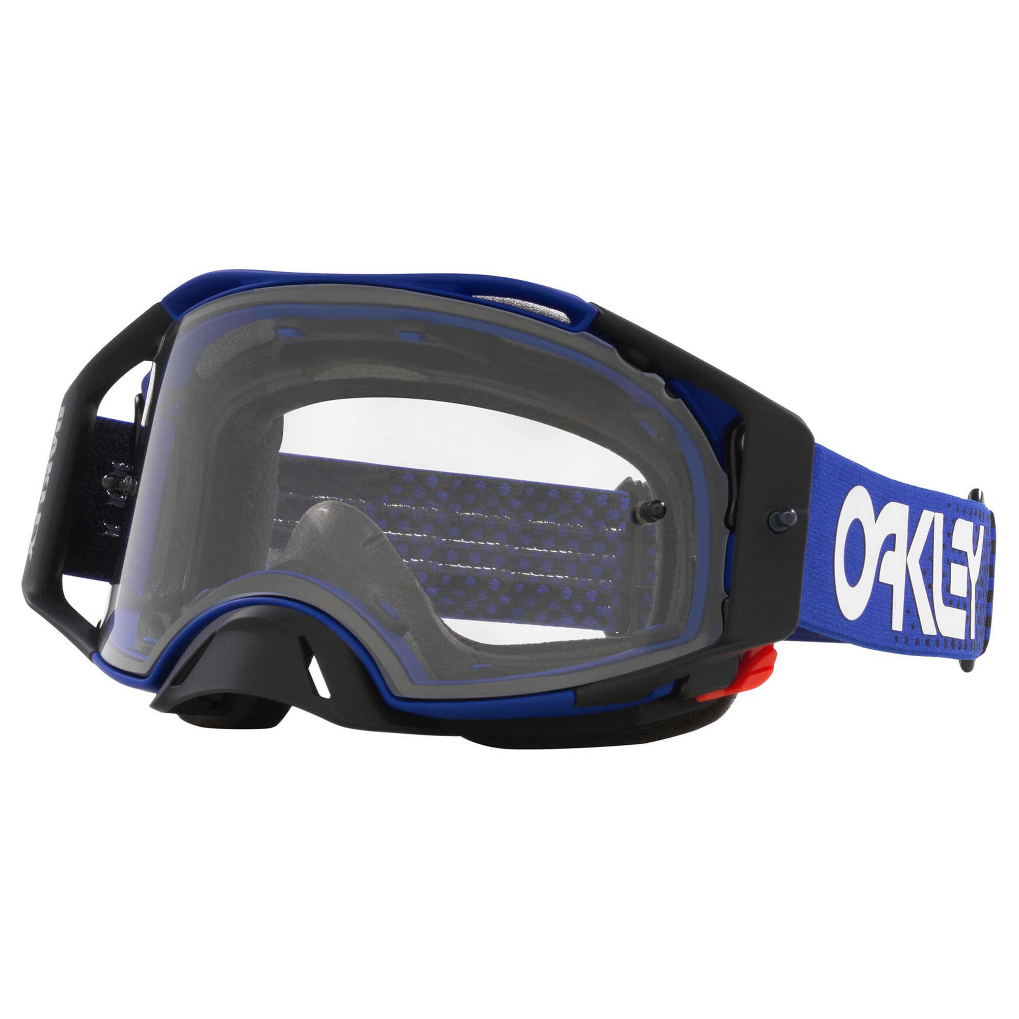 Oakley Airbrake Moto B1B MX Goggles Blue / Clear - FREE UK Shipping, FREE 365 Day Returns | Moto Central