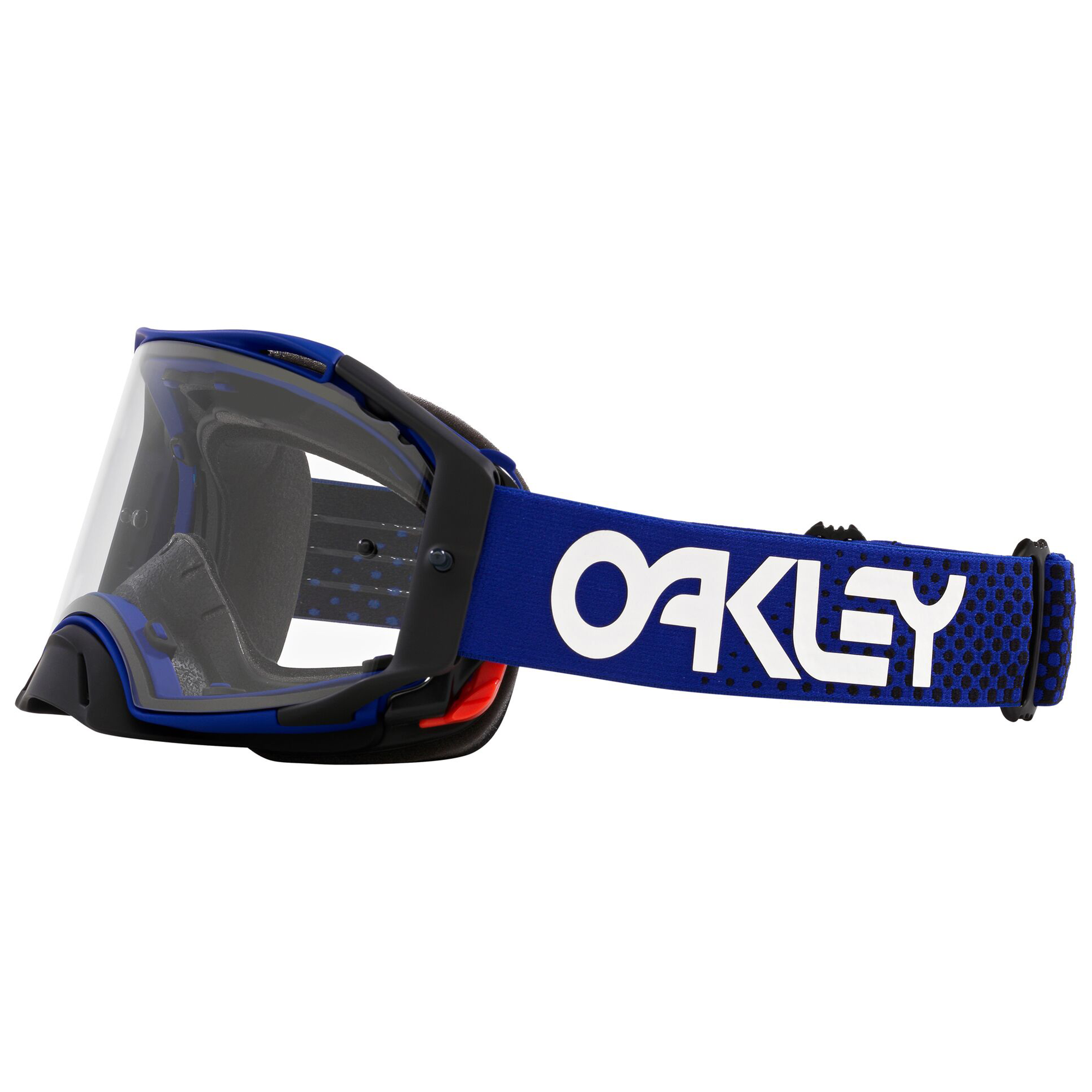 Oakley Airbrake Moto B1B MX Goggles Blue / Clear - FREE UK Shipping, FREE 365 Day Returns | Moto Central
