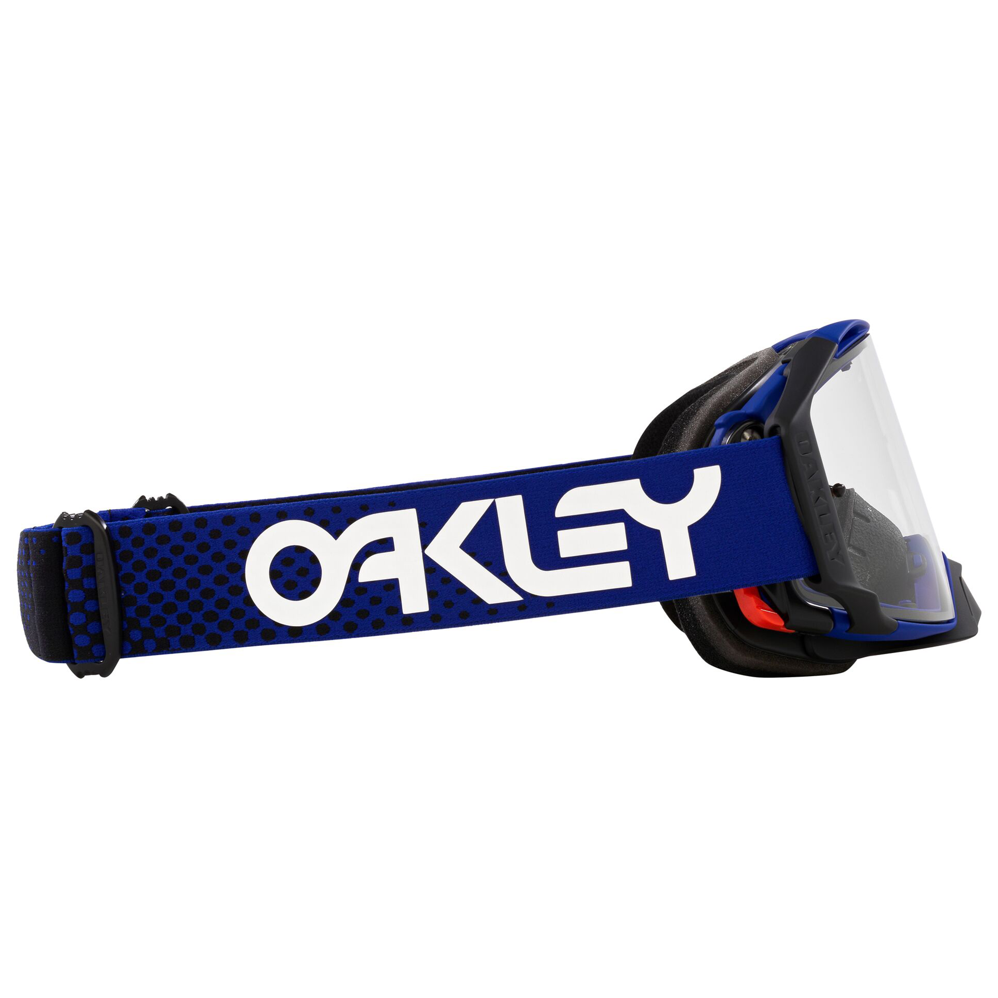 Oakley Airbrake Moto B1B MX Goggles Blue / Clear - FREE UK Shipping, FREE 365 Day Returns | Moto Central