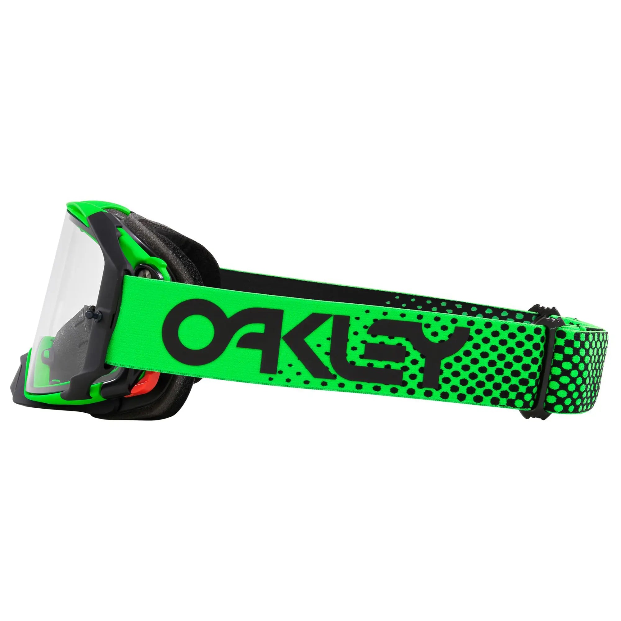 Oakley Airbrake Moto B1B MX Goggles Green / Clear - FREE UK Shipping, FREE 365 Day Returns | Moto Central