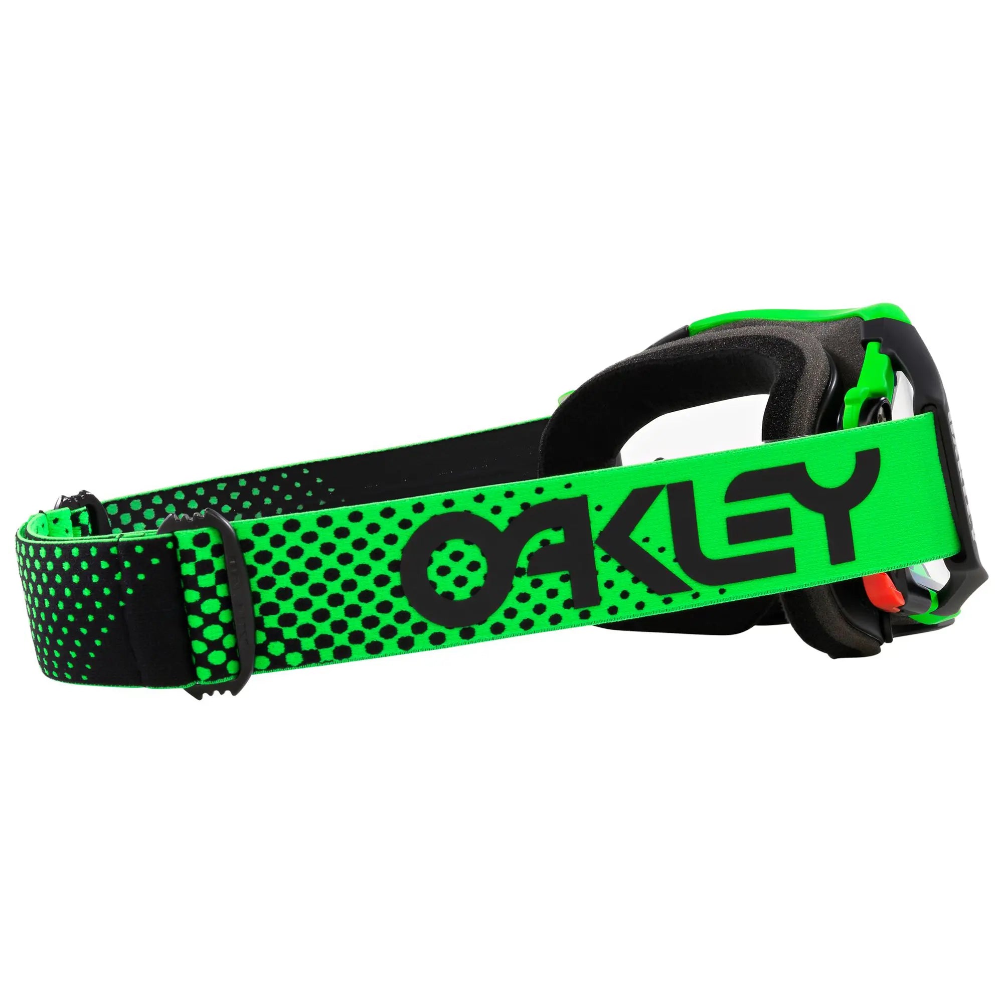 Oakley Airbrake Moto B1B MX Goggles Green / Clear - FREE UK Shipping, FREE 365 Day Returns | Moto Central