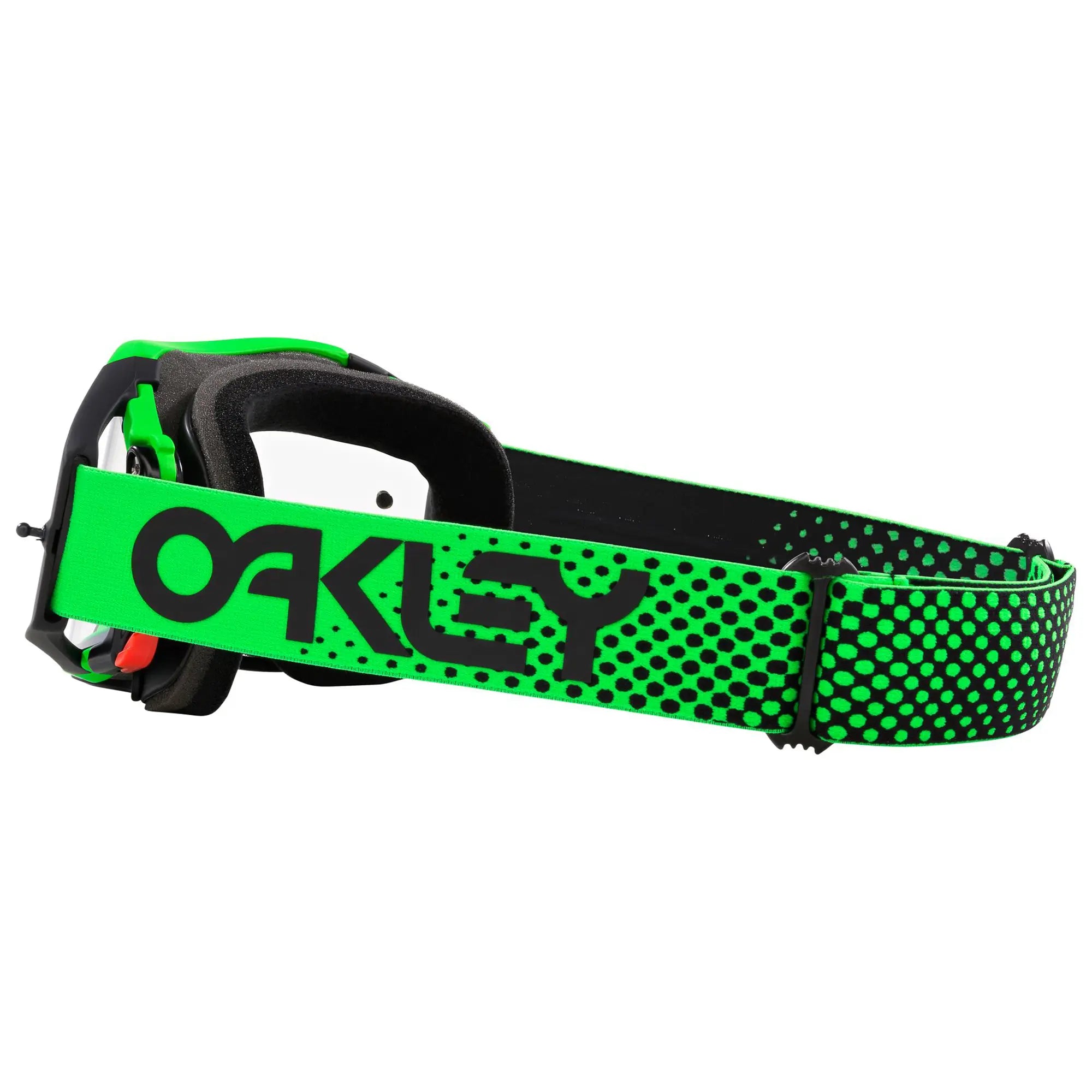 Oakley Airbrake Moto B1B MX Goggles Green / Clear - FREE UK Shipping, FREE 365 Day Returns | Moto Central
